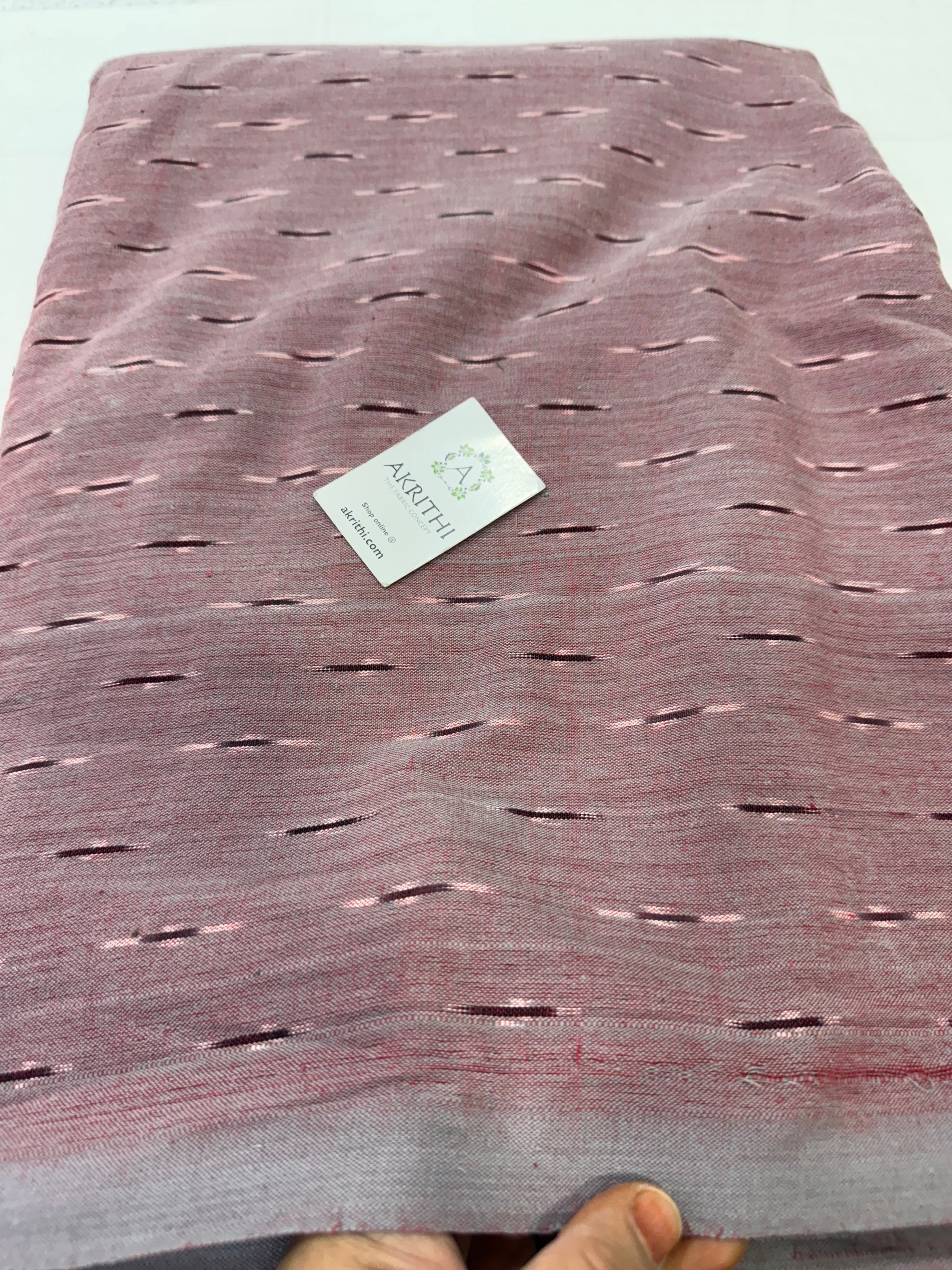 Handloom Ikat pure cotton fabric