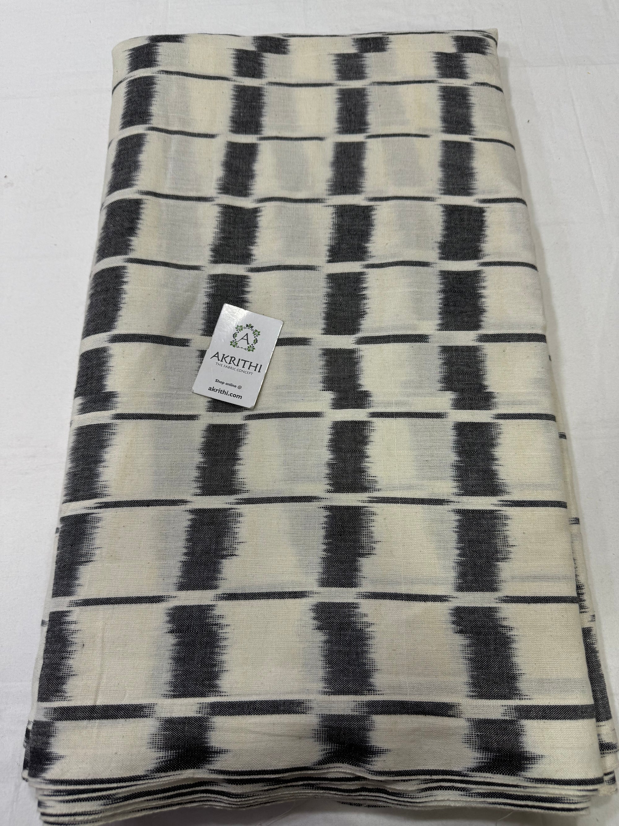 Handloom Ikat pure cotton fabric