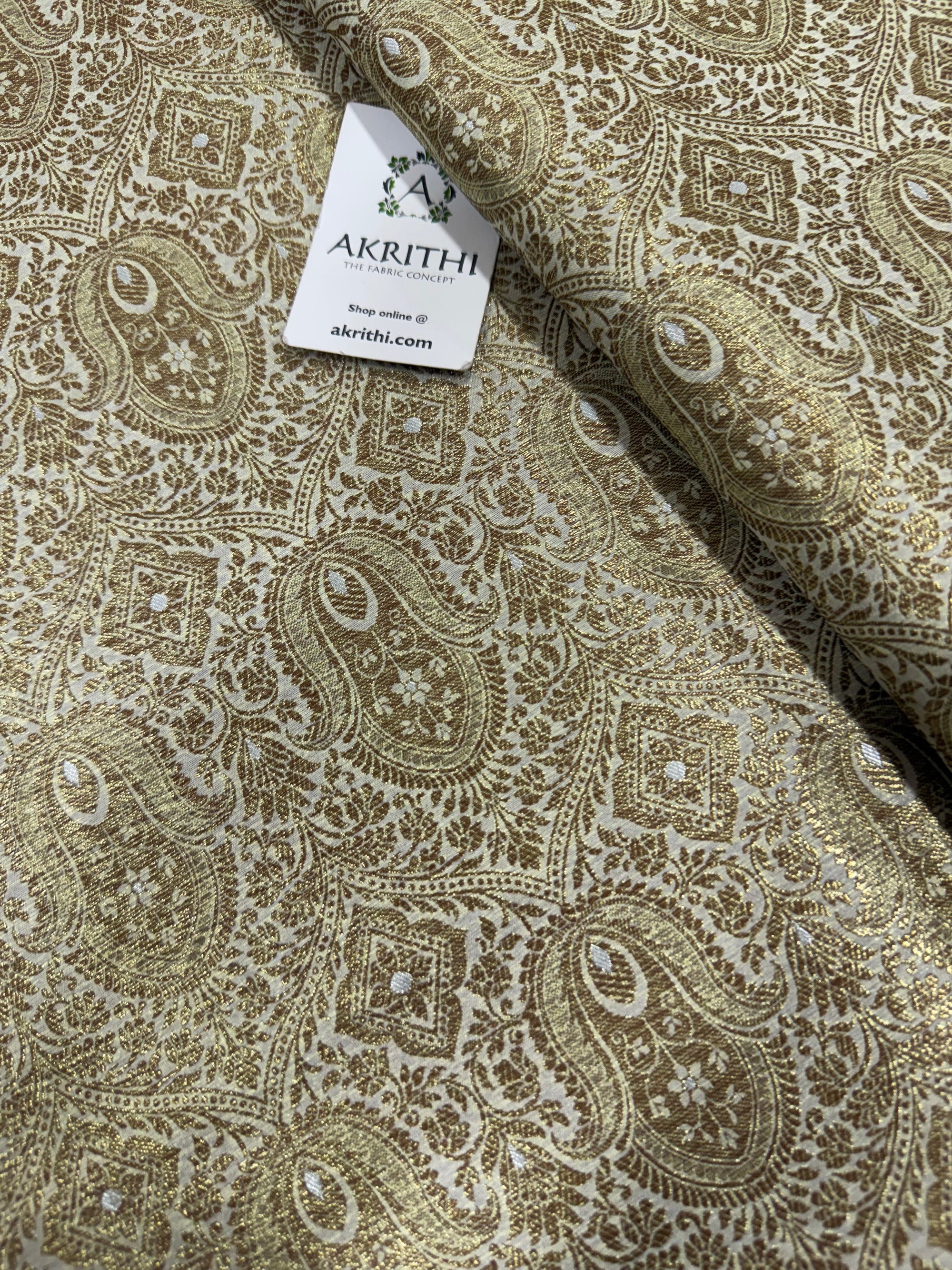 Pure Banarasi brocade fabric