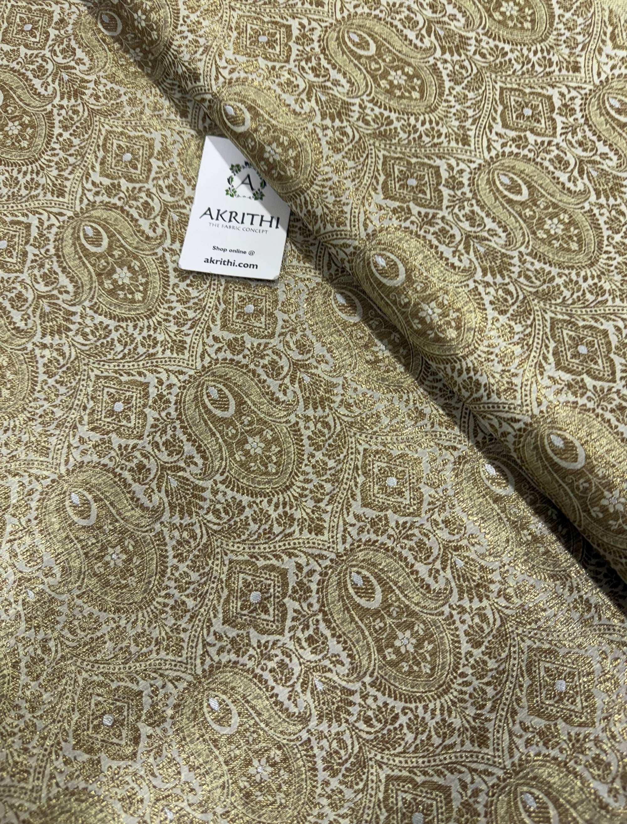 Pure Banarasi brocade fabric