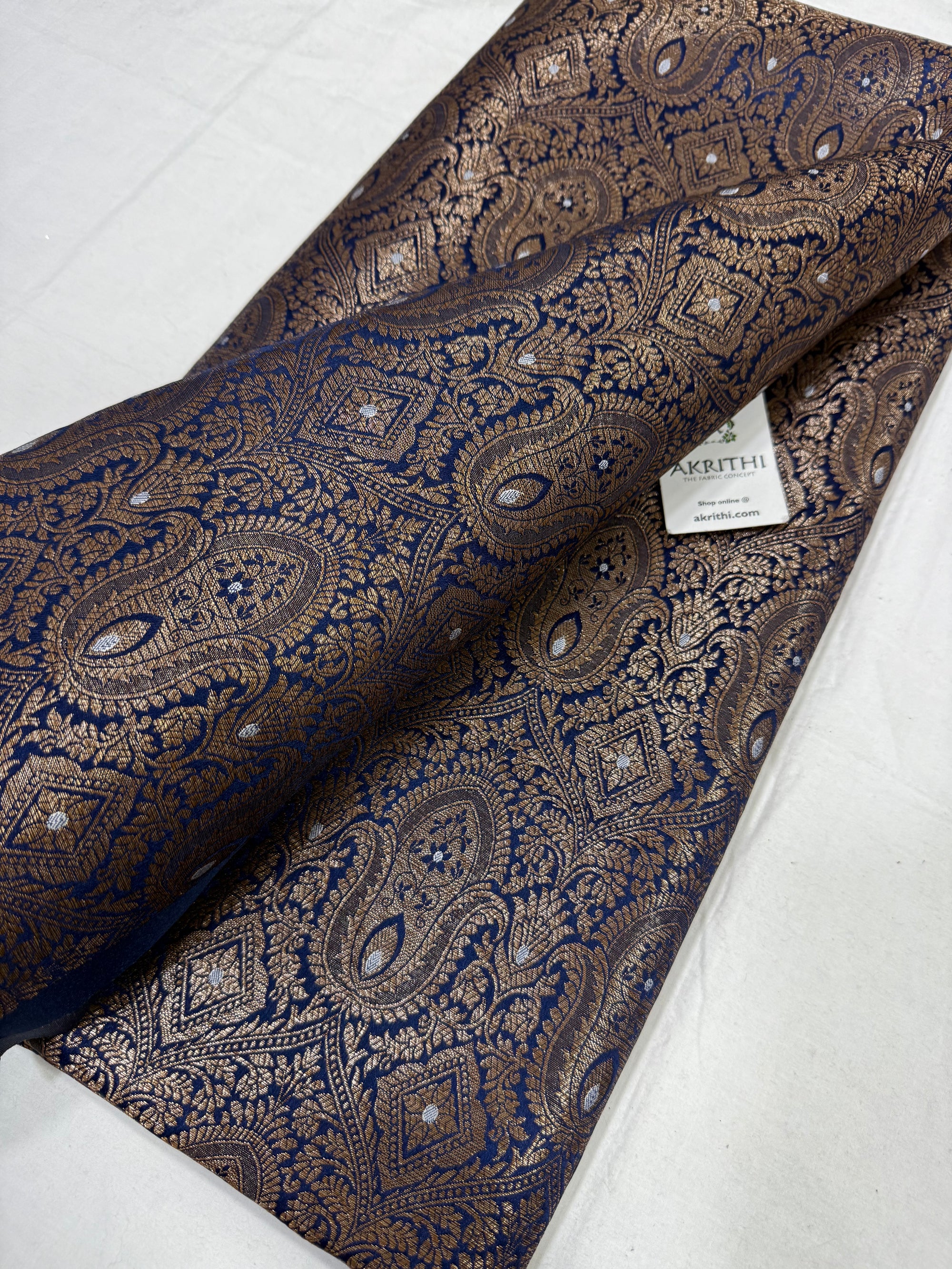Pure Banarasi brocade fabric