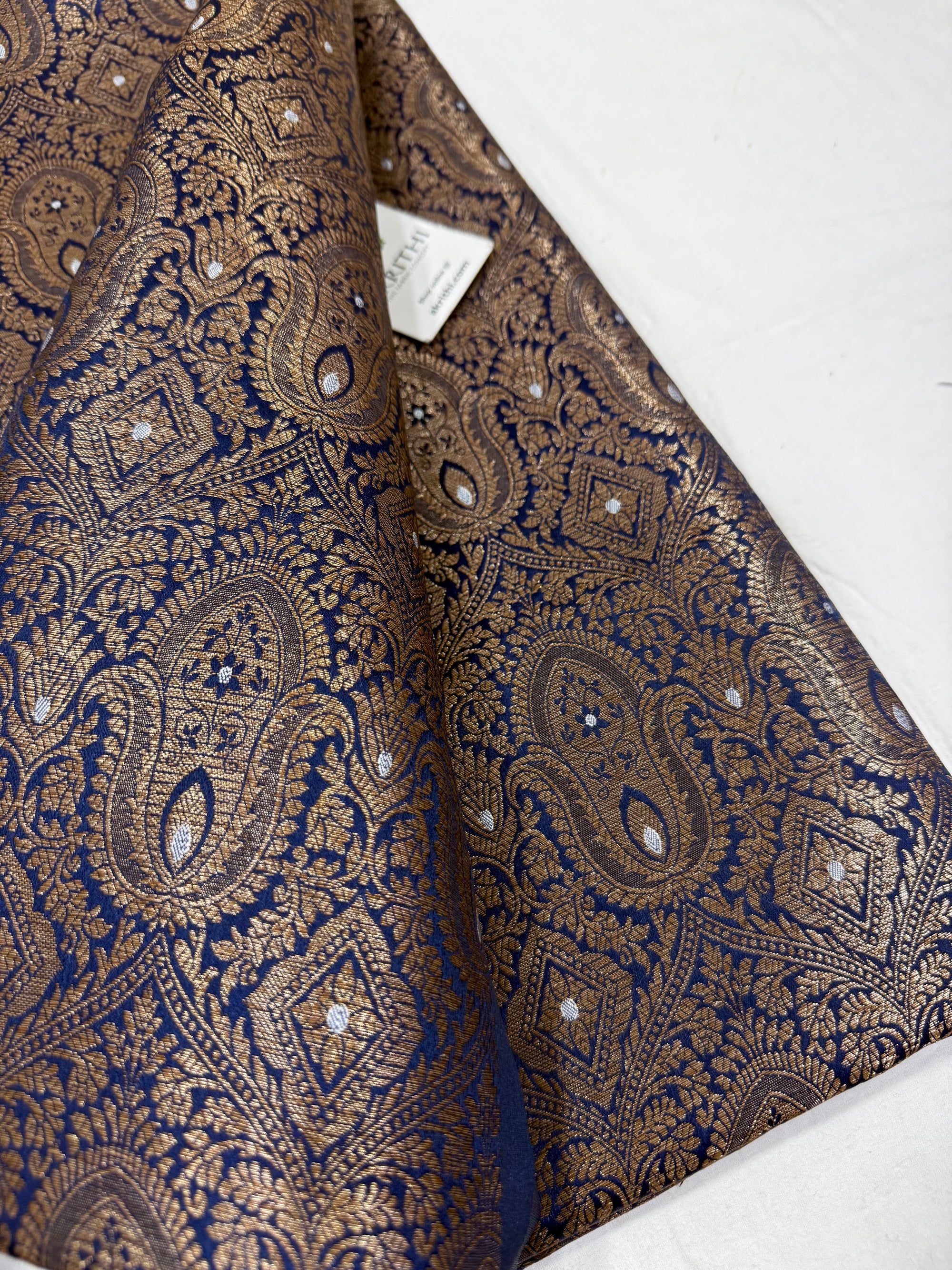 Pure Banarasi brocade fabric
