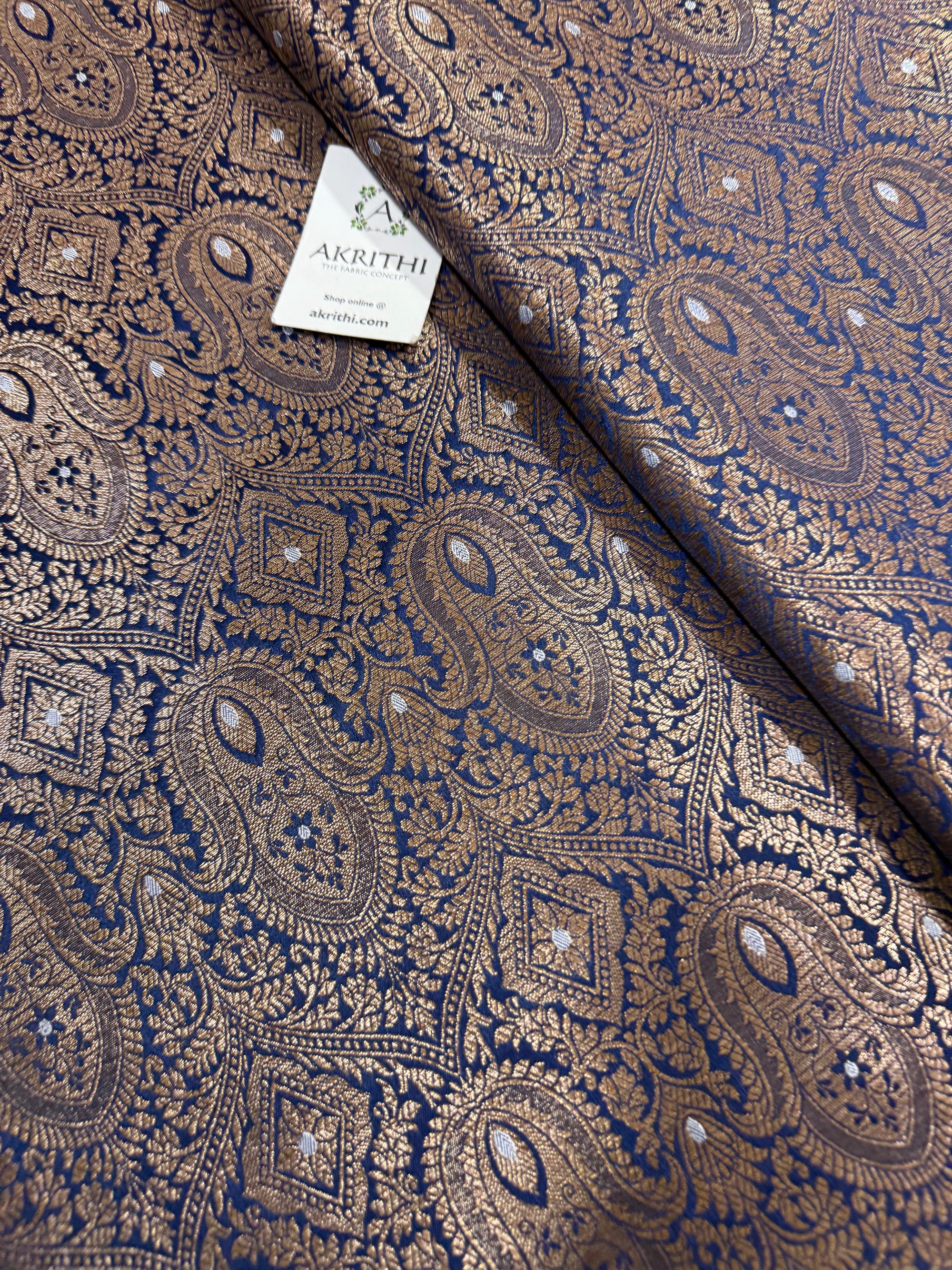 Pure Banarasi brocade fabric