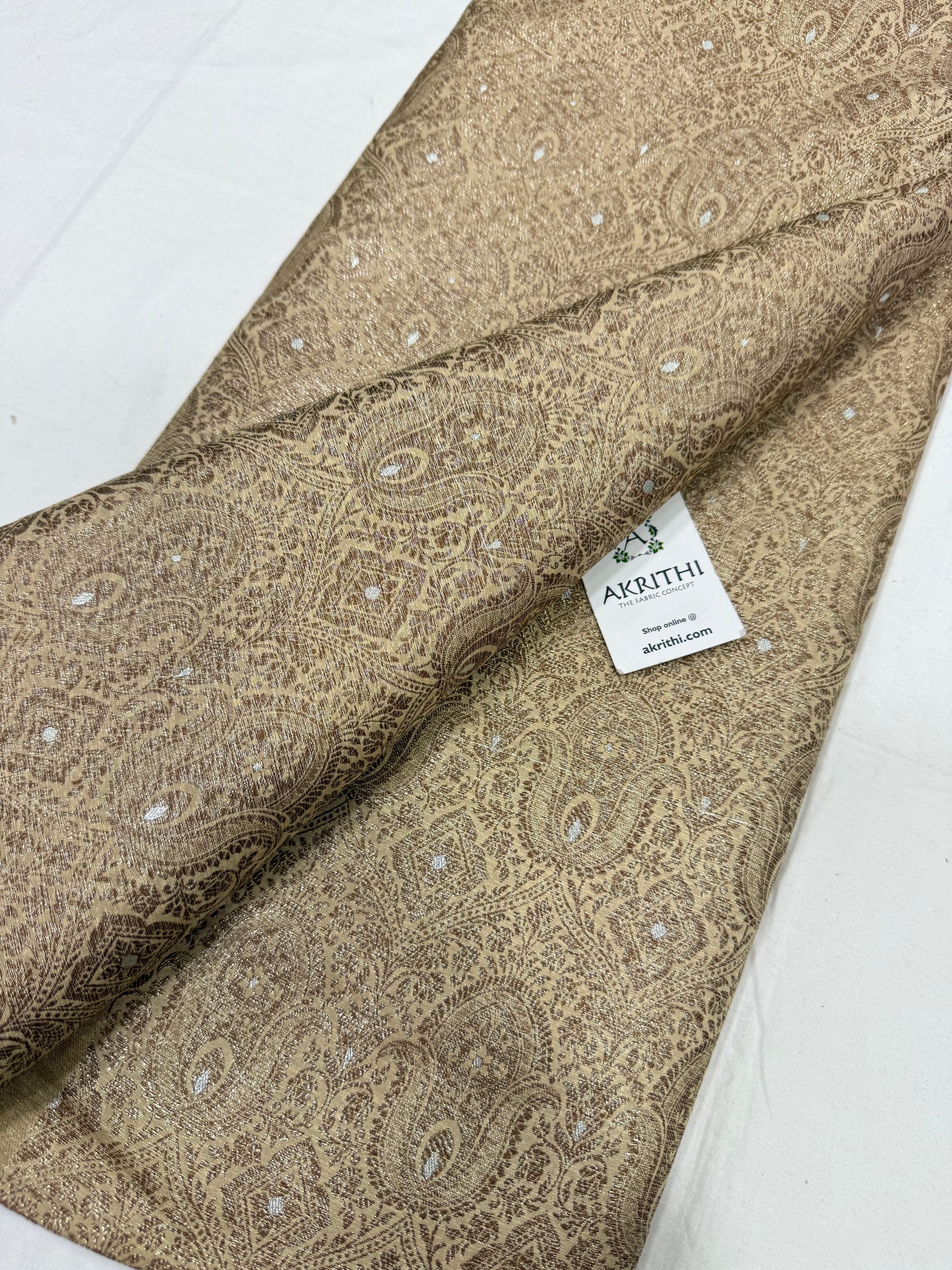 Pure Banarasi brocade fabric