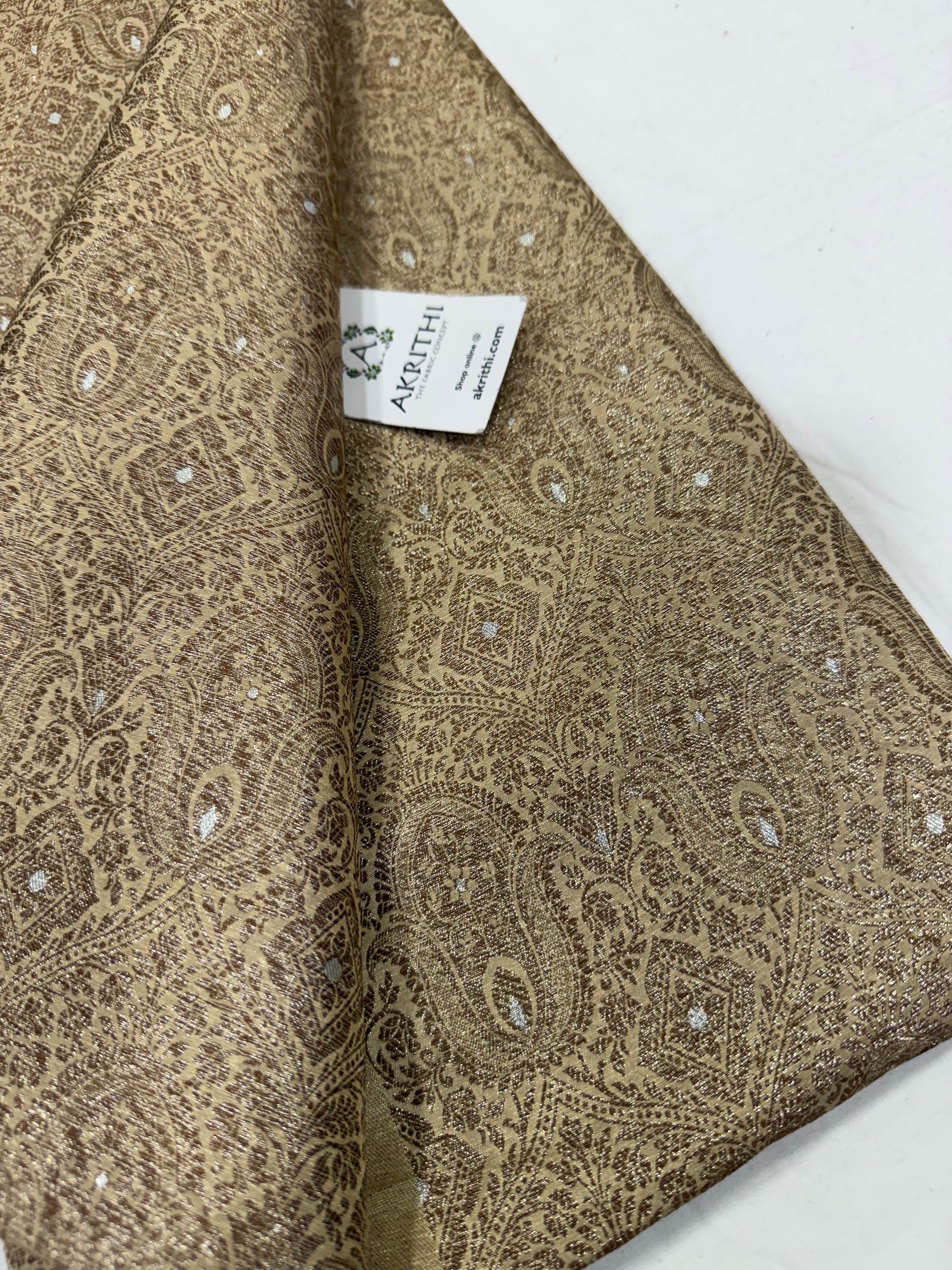 Pure Banarasi brocade fabric