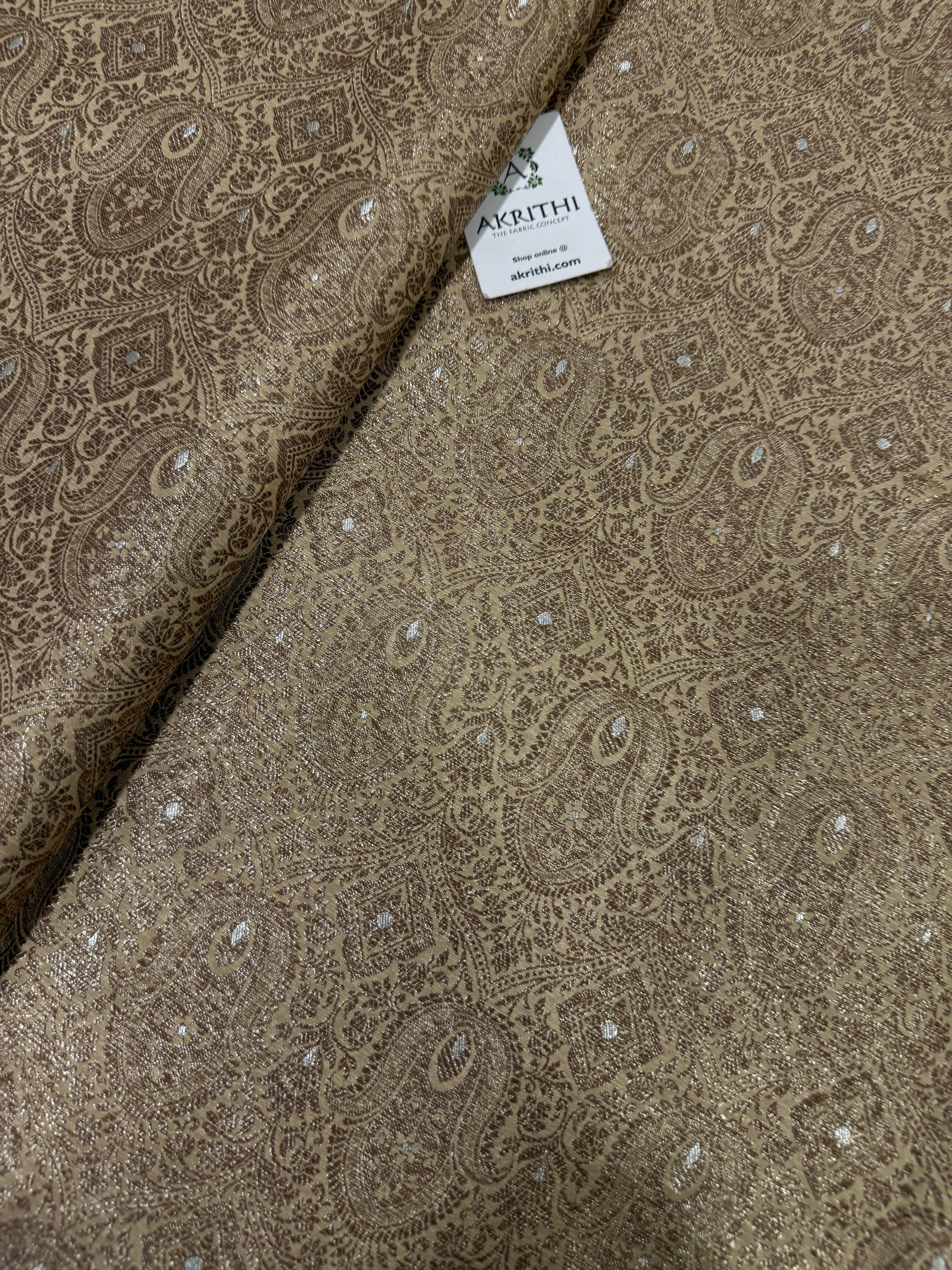 Pure Banarasi brocade fabric