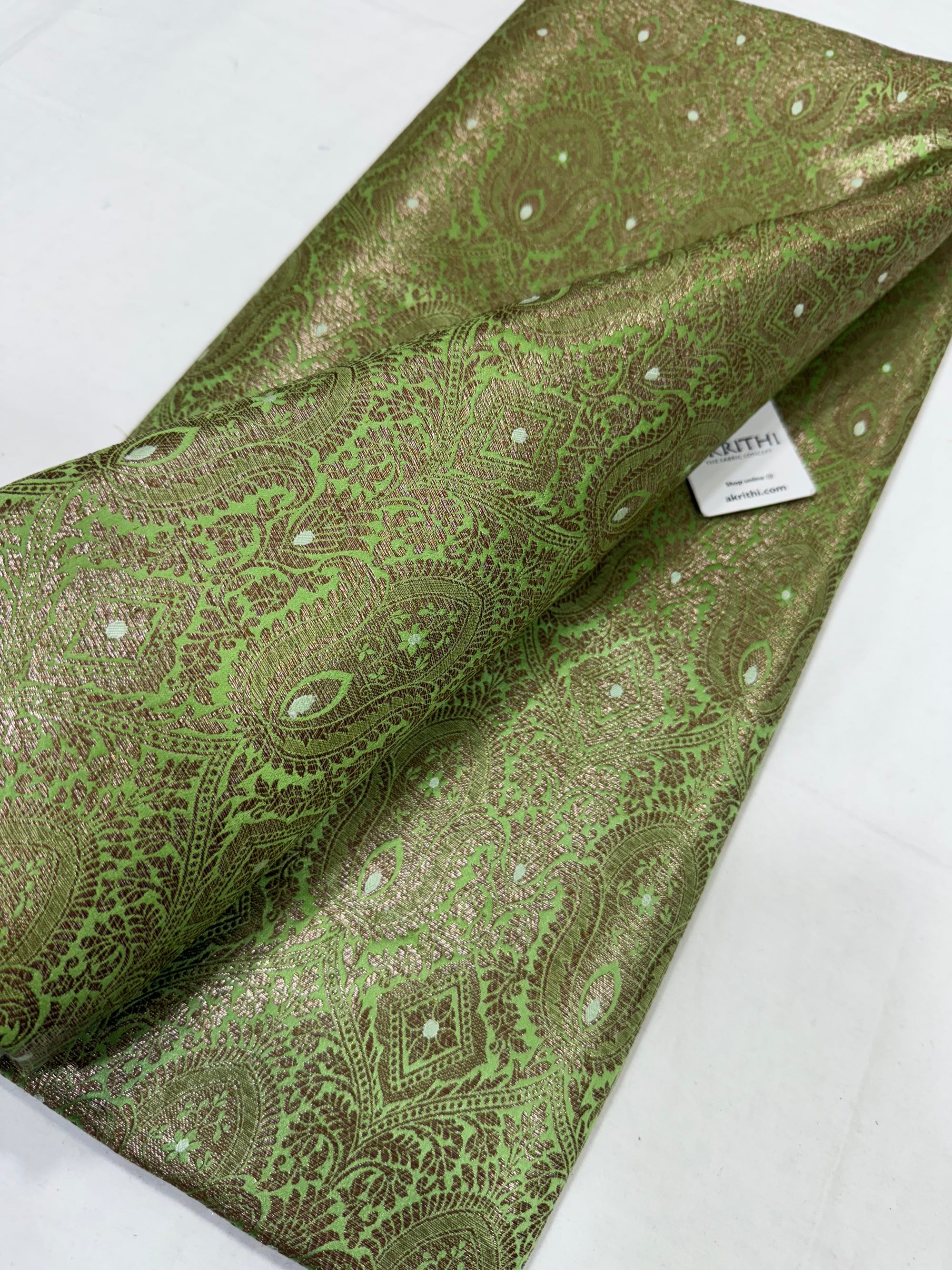Pure Banarasi brocade fabric