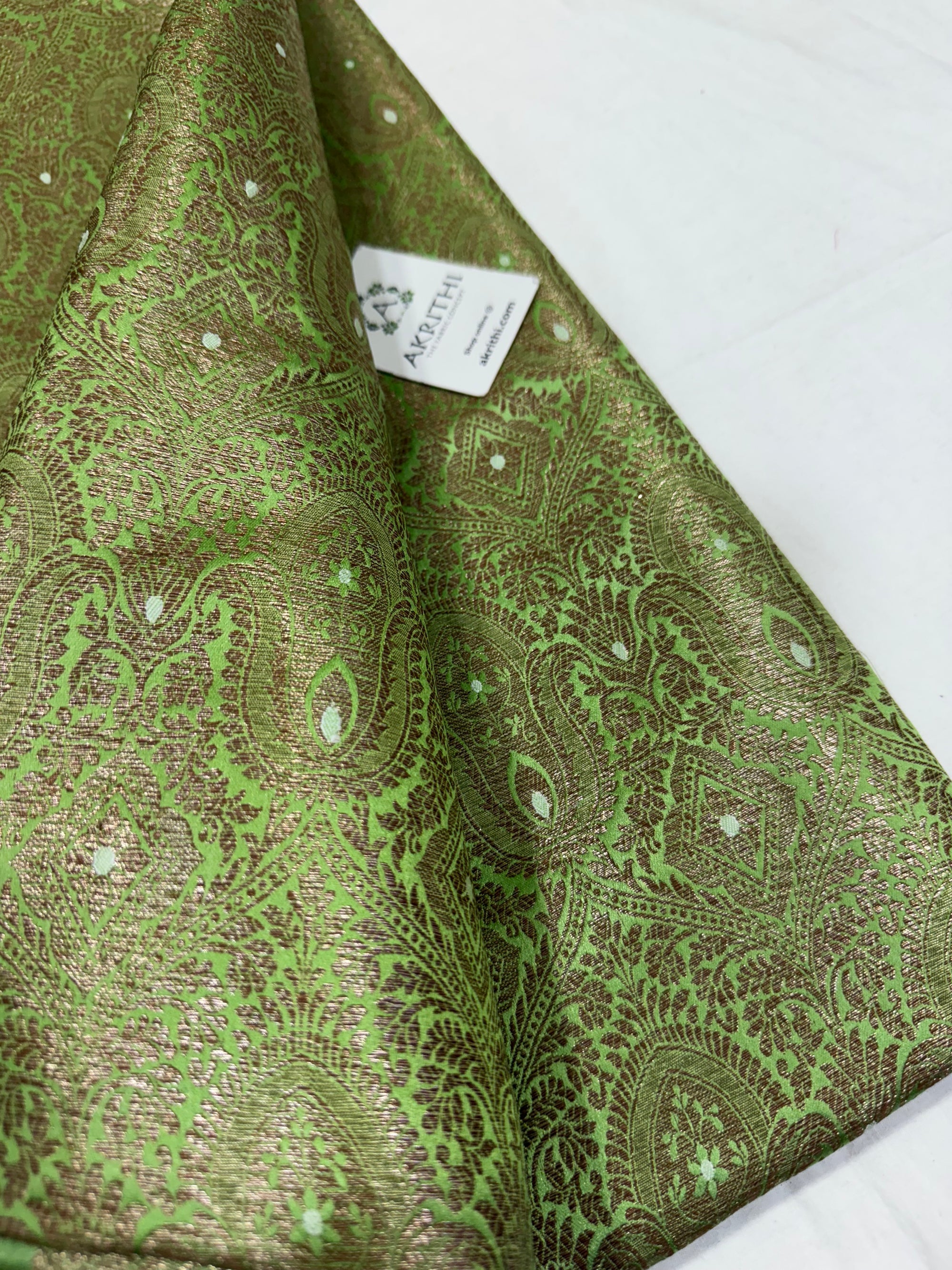 Pure Banarasi brocade fabric