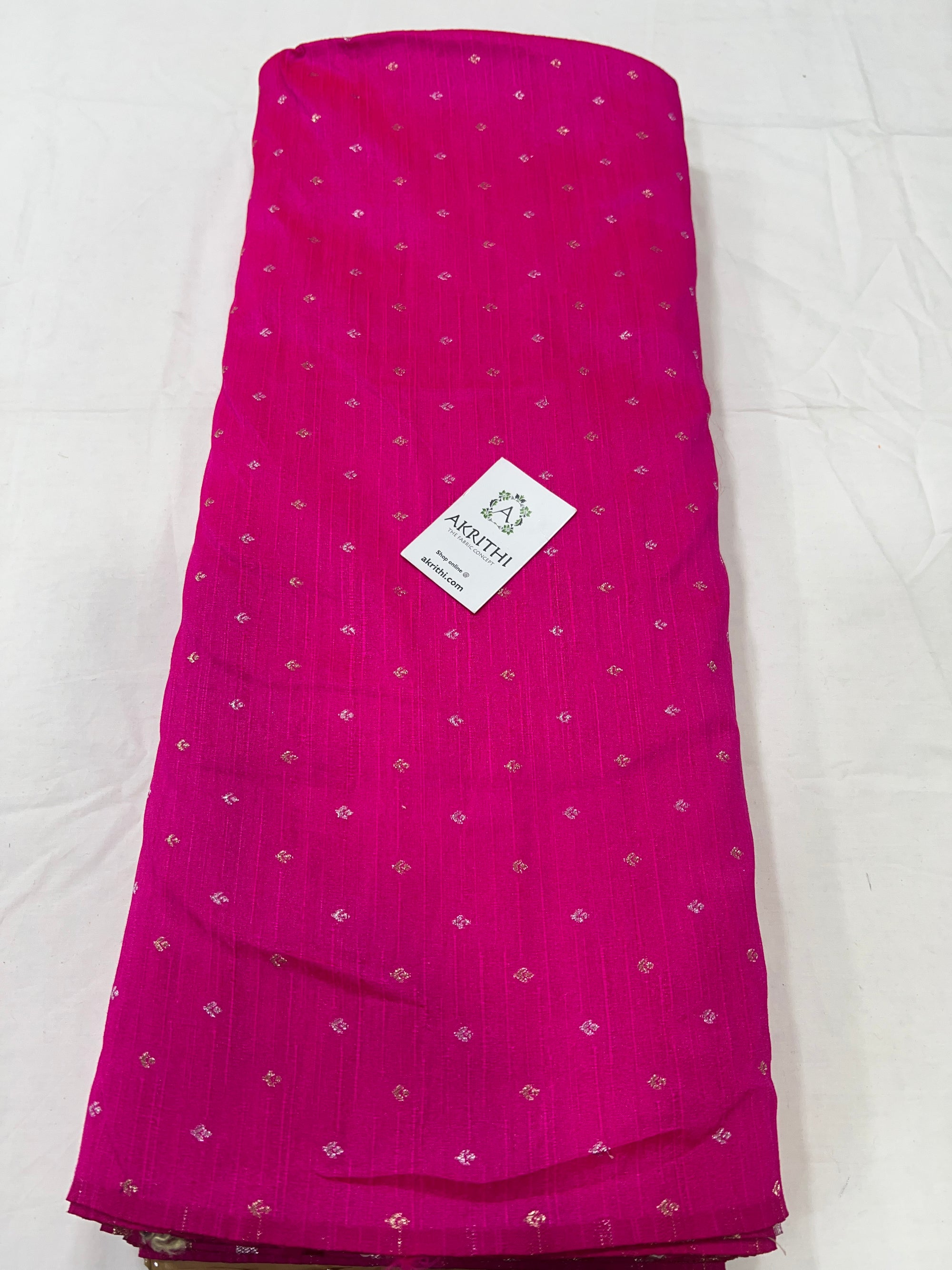 Semi Banarasi raw silk fabric