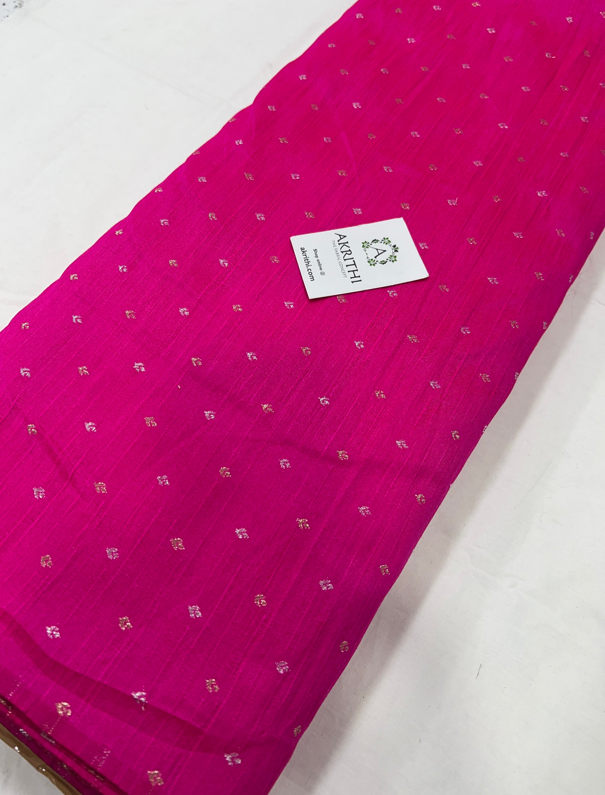 Semi Banarasi raw silk fabric