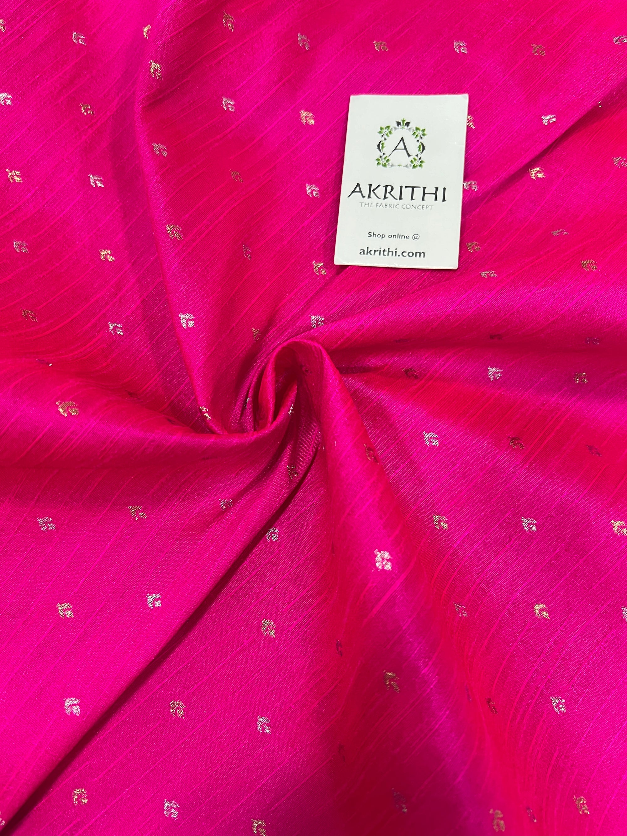 Semi Banarasi raw silk fabric