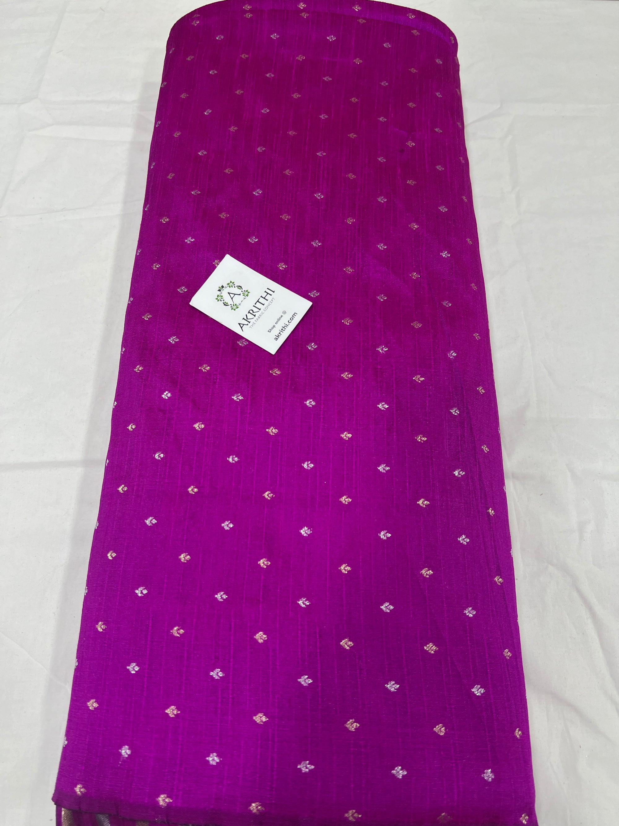 Semi Banarasi raw silk fabric