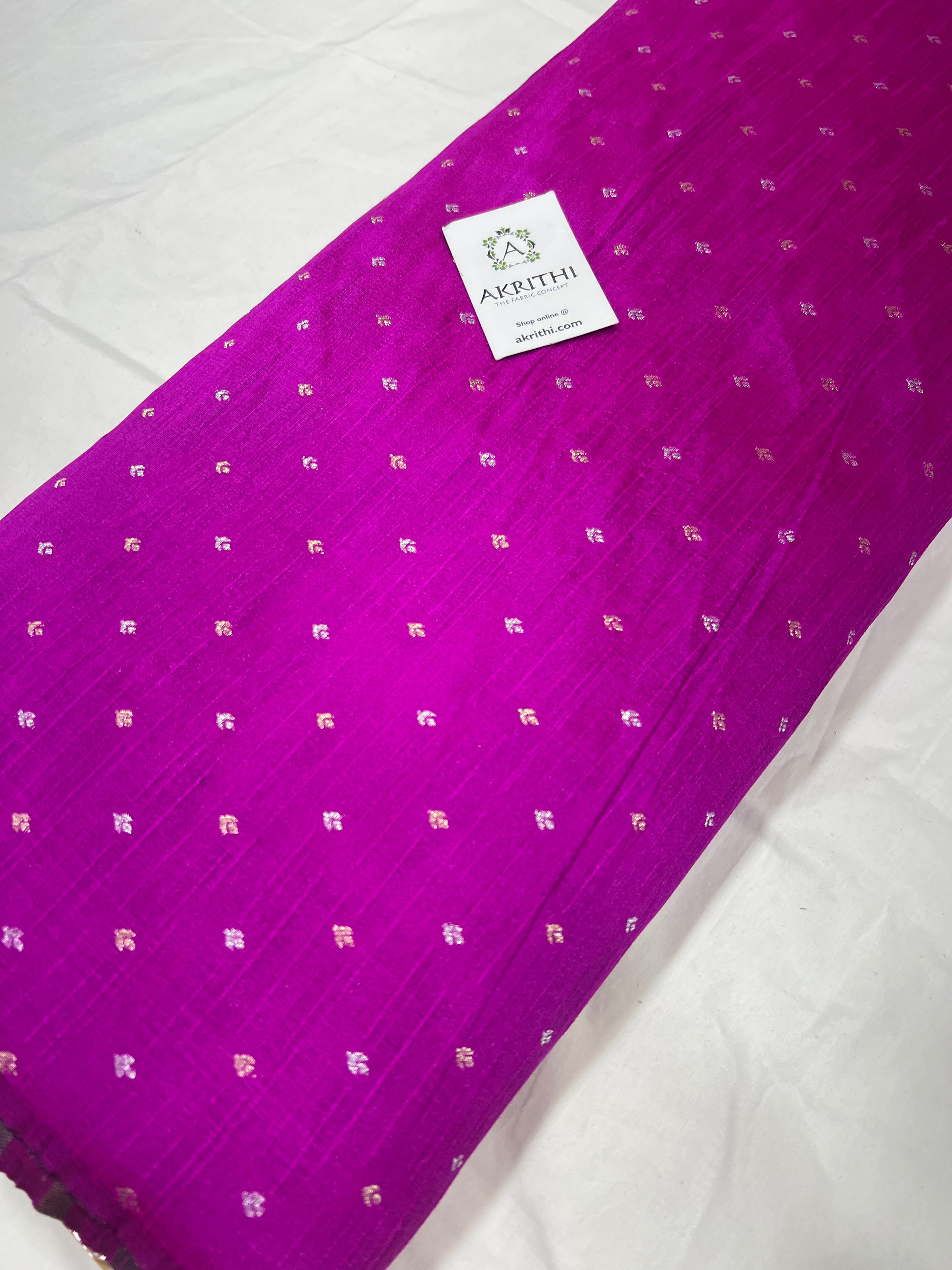 Semi Banarasi raw silk fabric