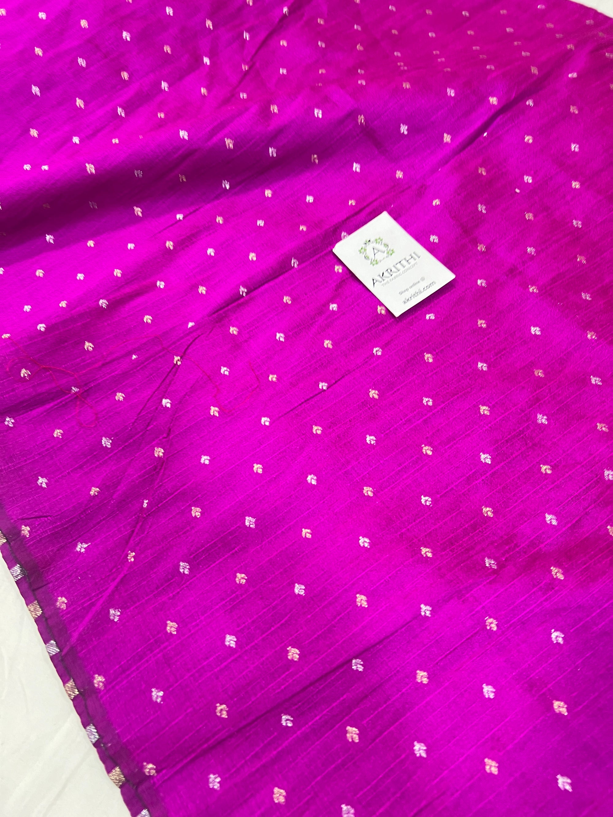 Semi Banarasi raw silk fabric