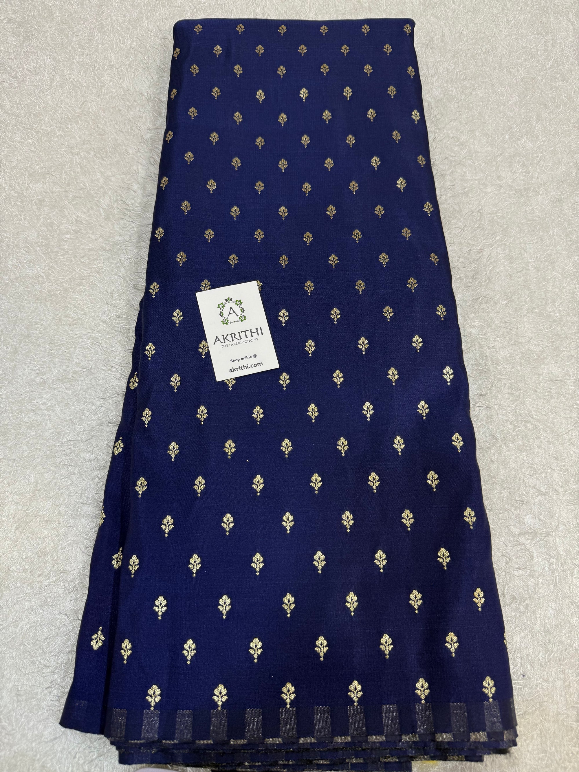 Pure Banarasi brocade butti fabric