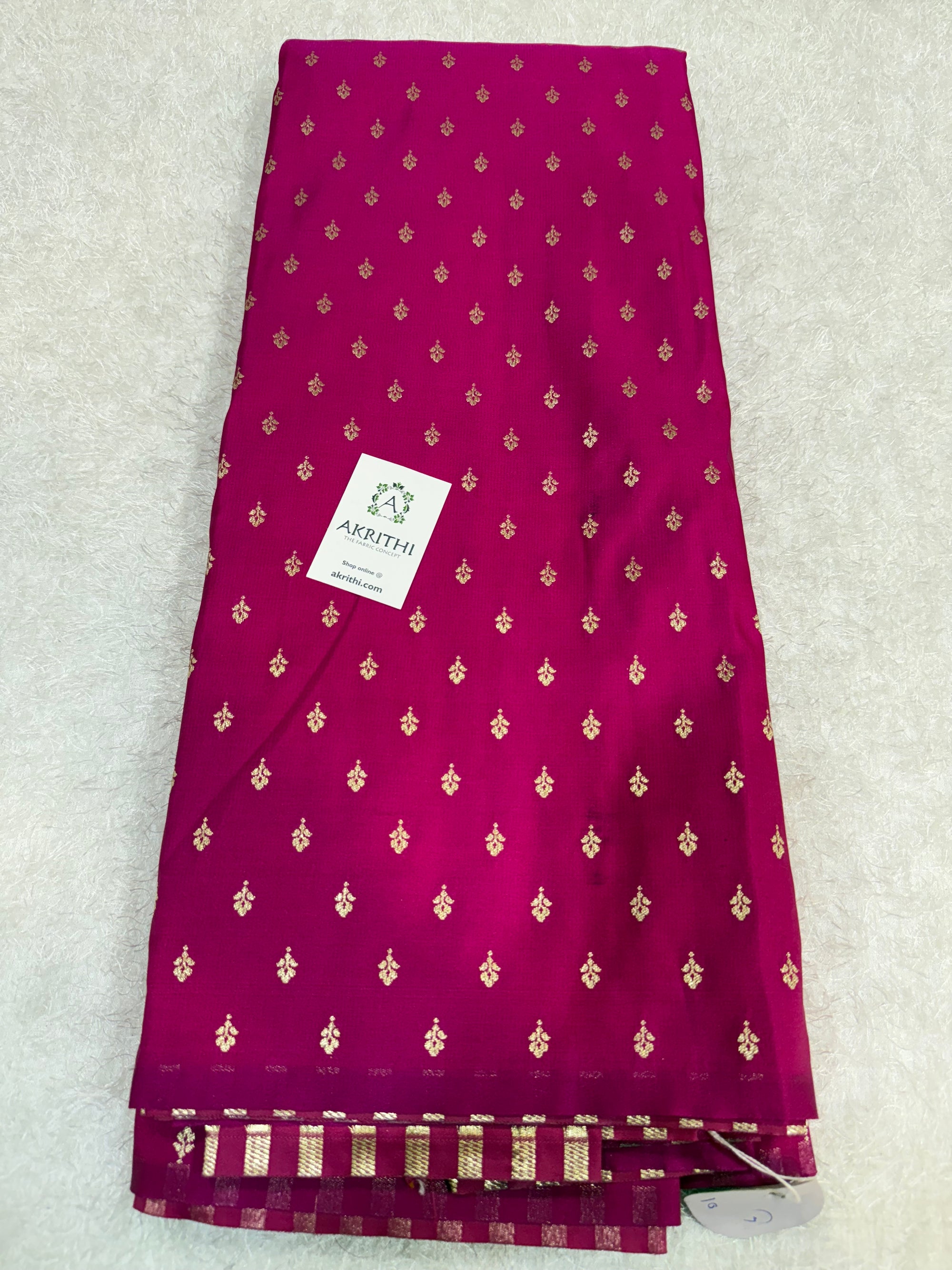 Pure Banarasi brocade butti fabric