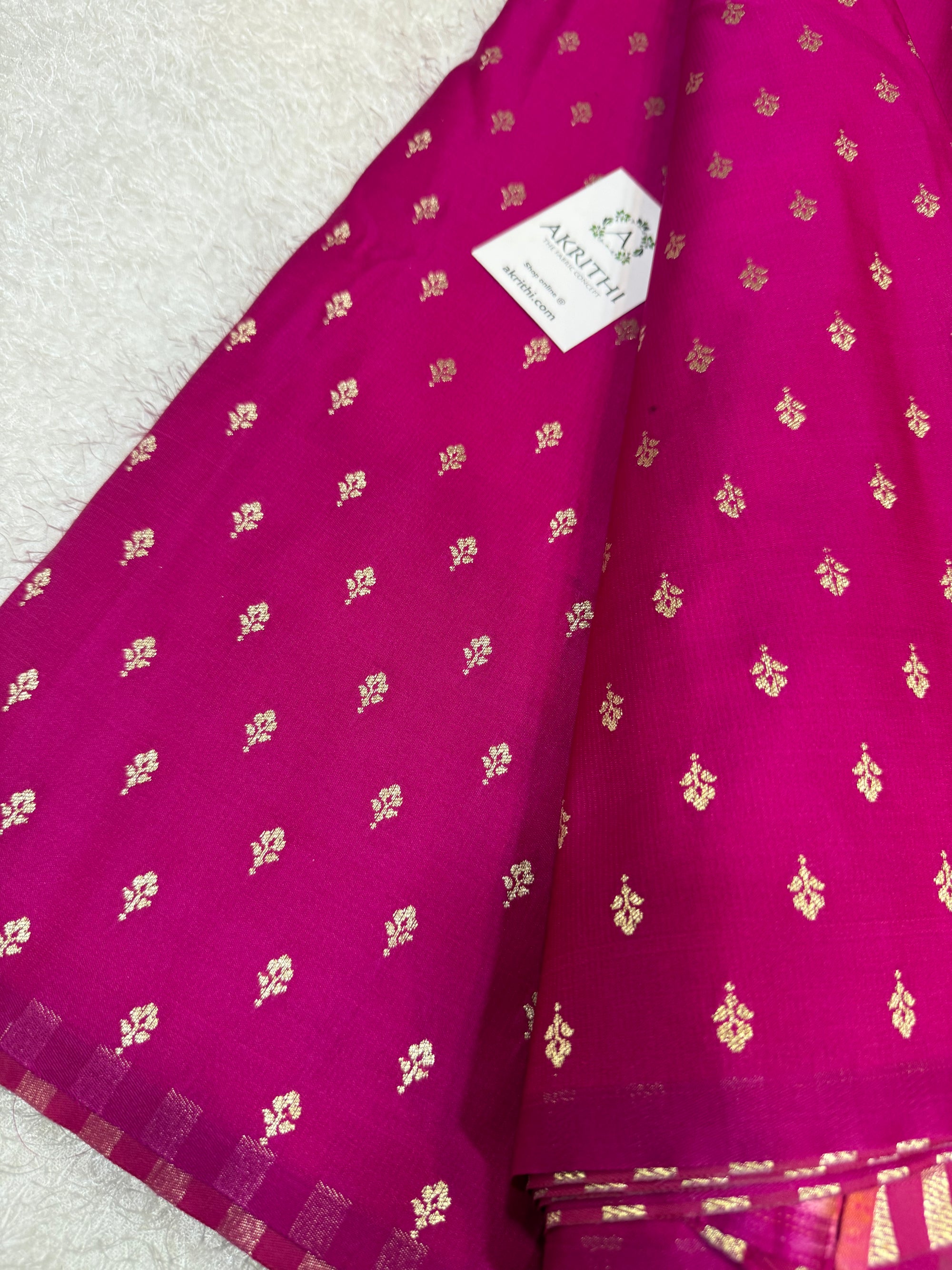 Pure Banarasi brocade butti fabric