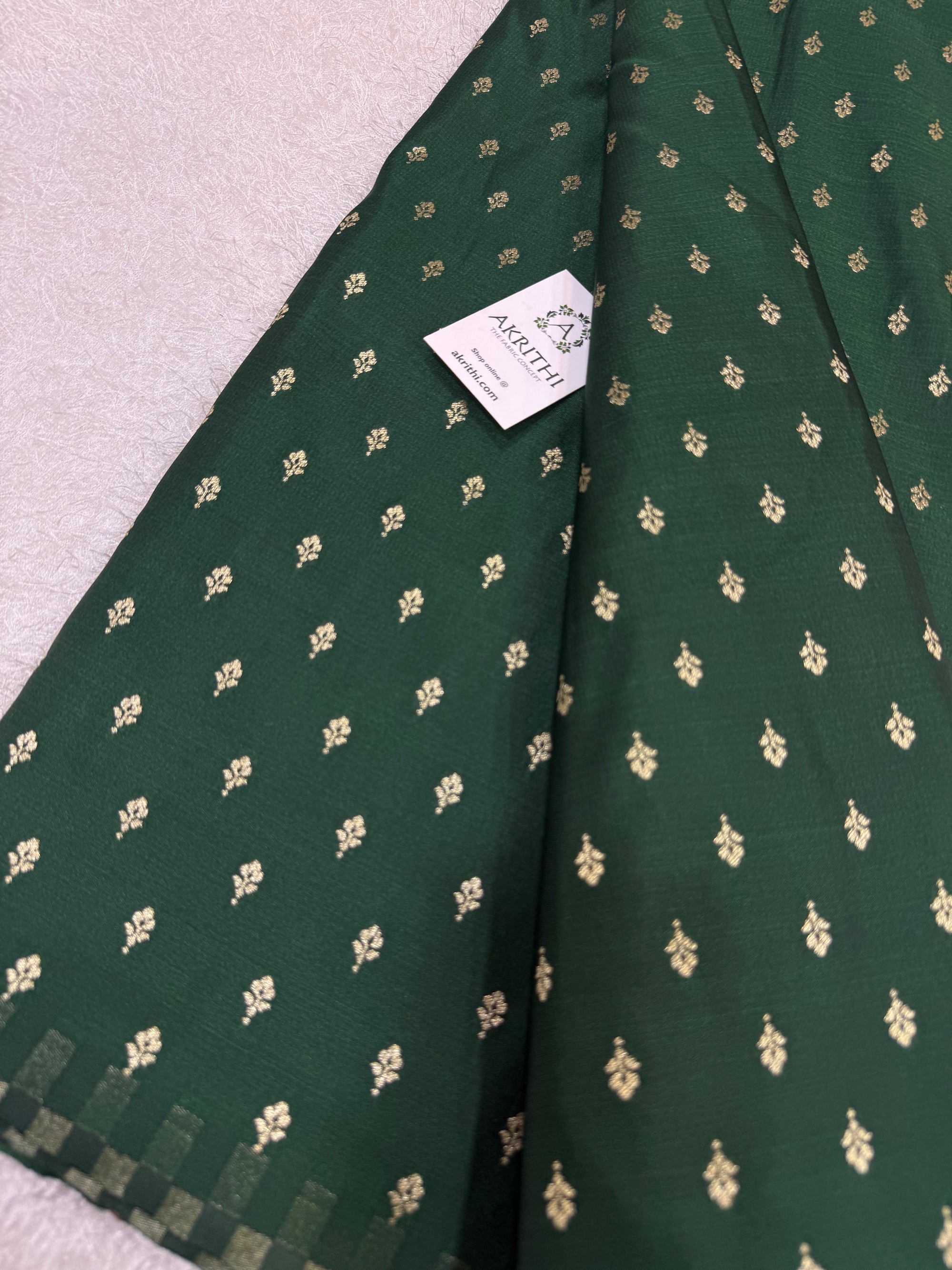 Pure Banarasi brocade butti fabric