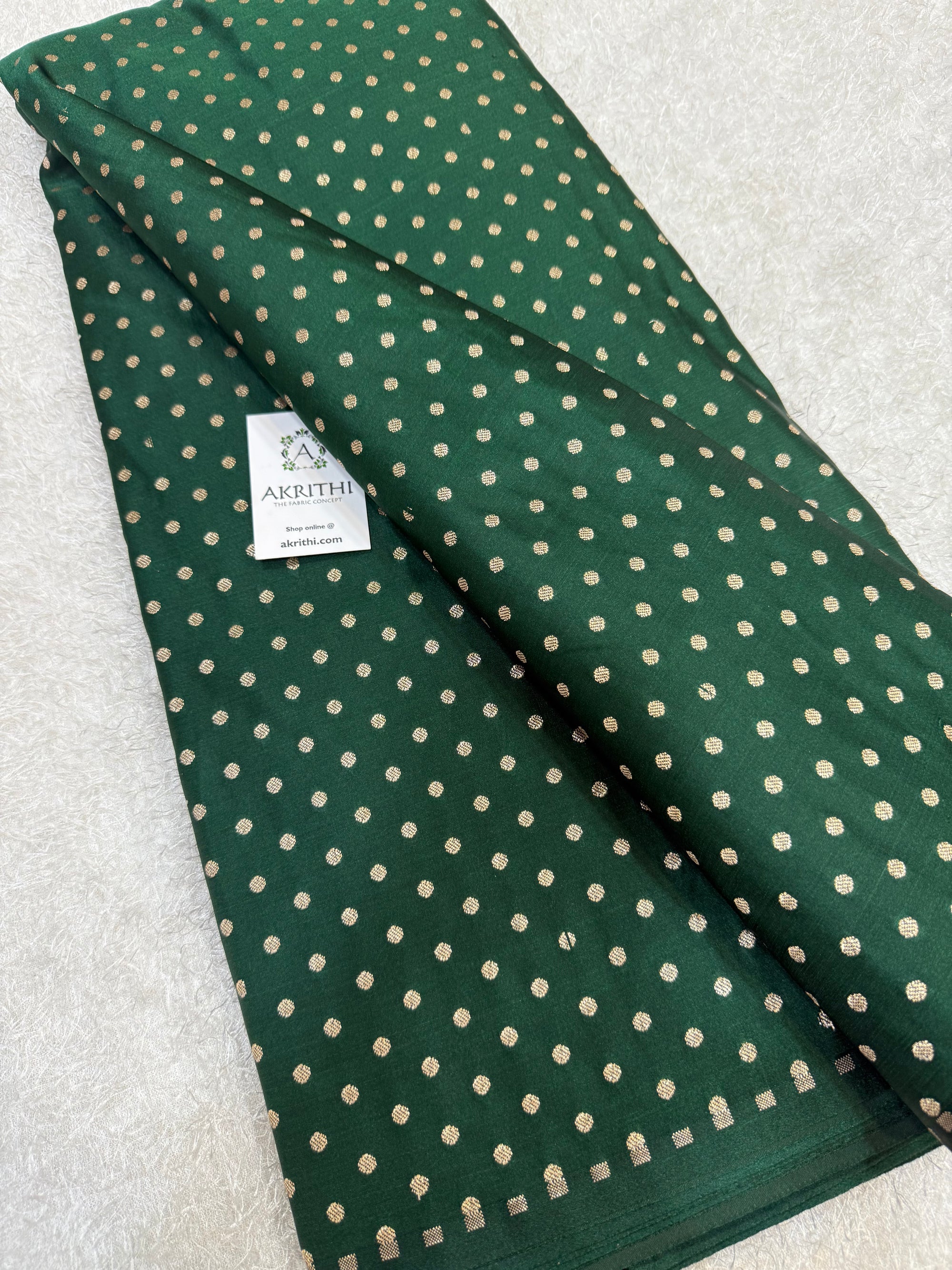 Pure Banarasi brocade butti fabric