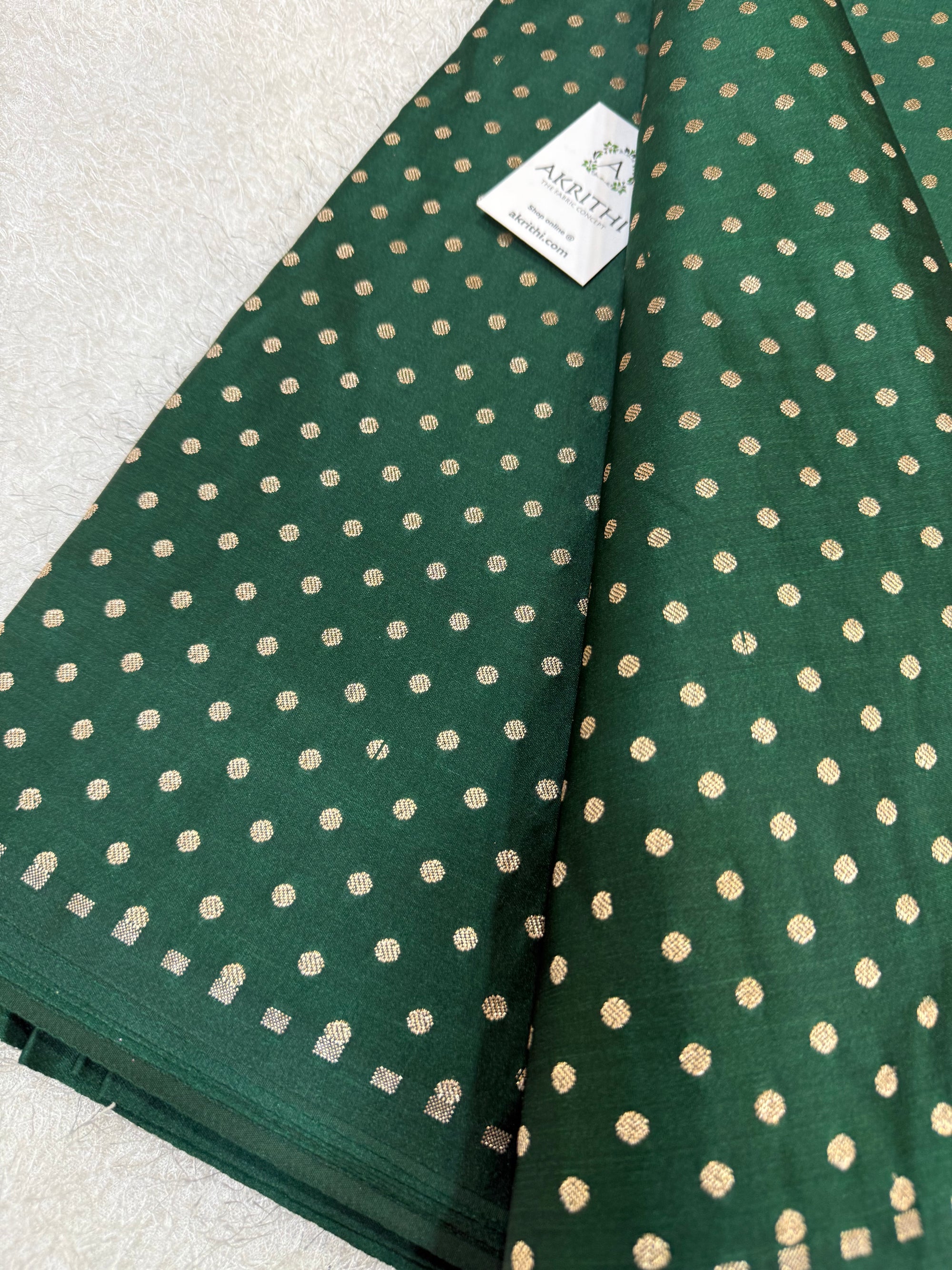 Pure Banarasi brocade butti fabric