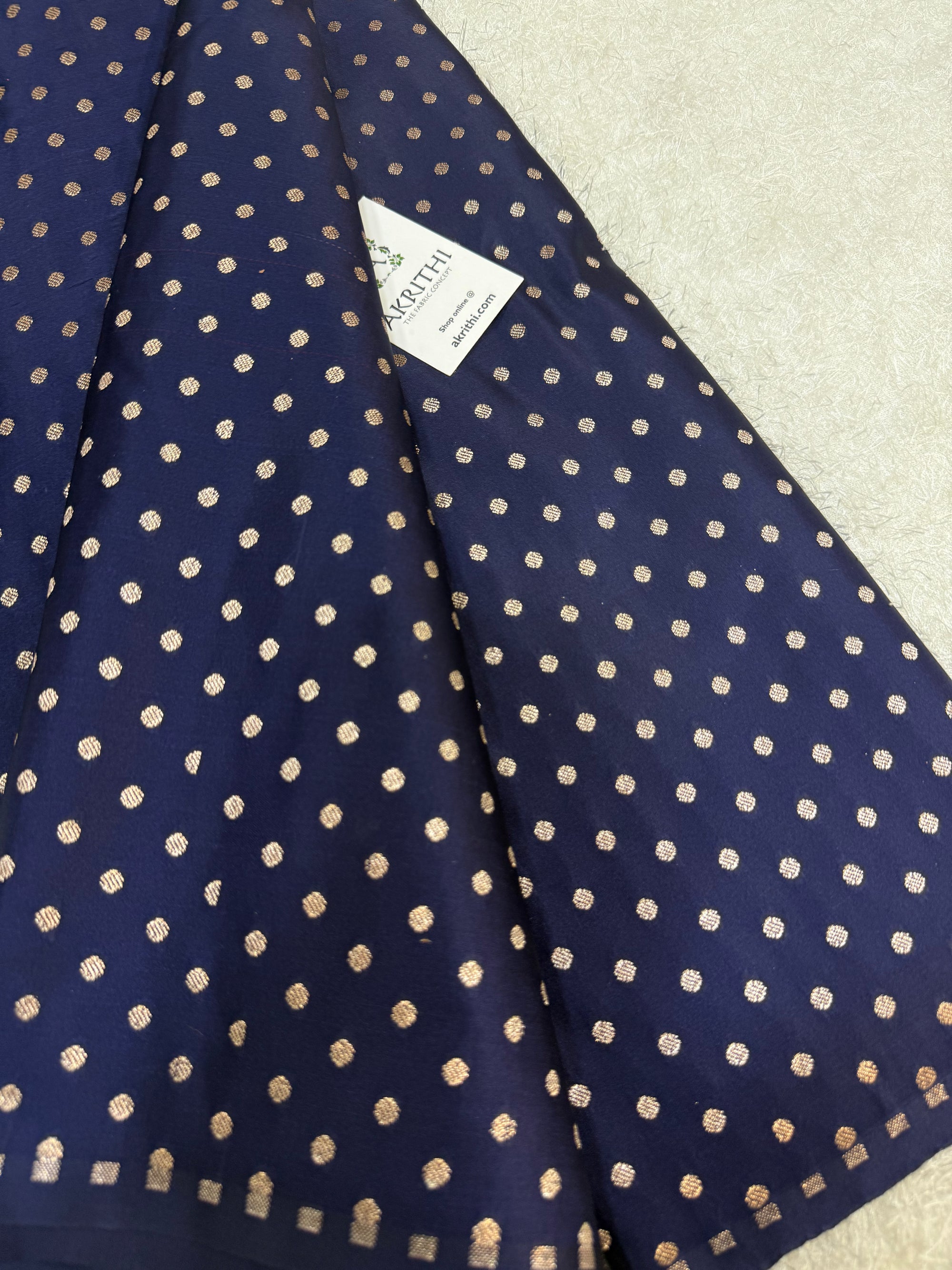 Pure Banarasi brocade butti fabric