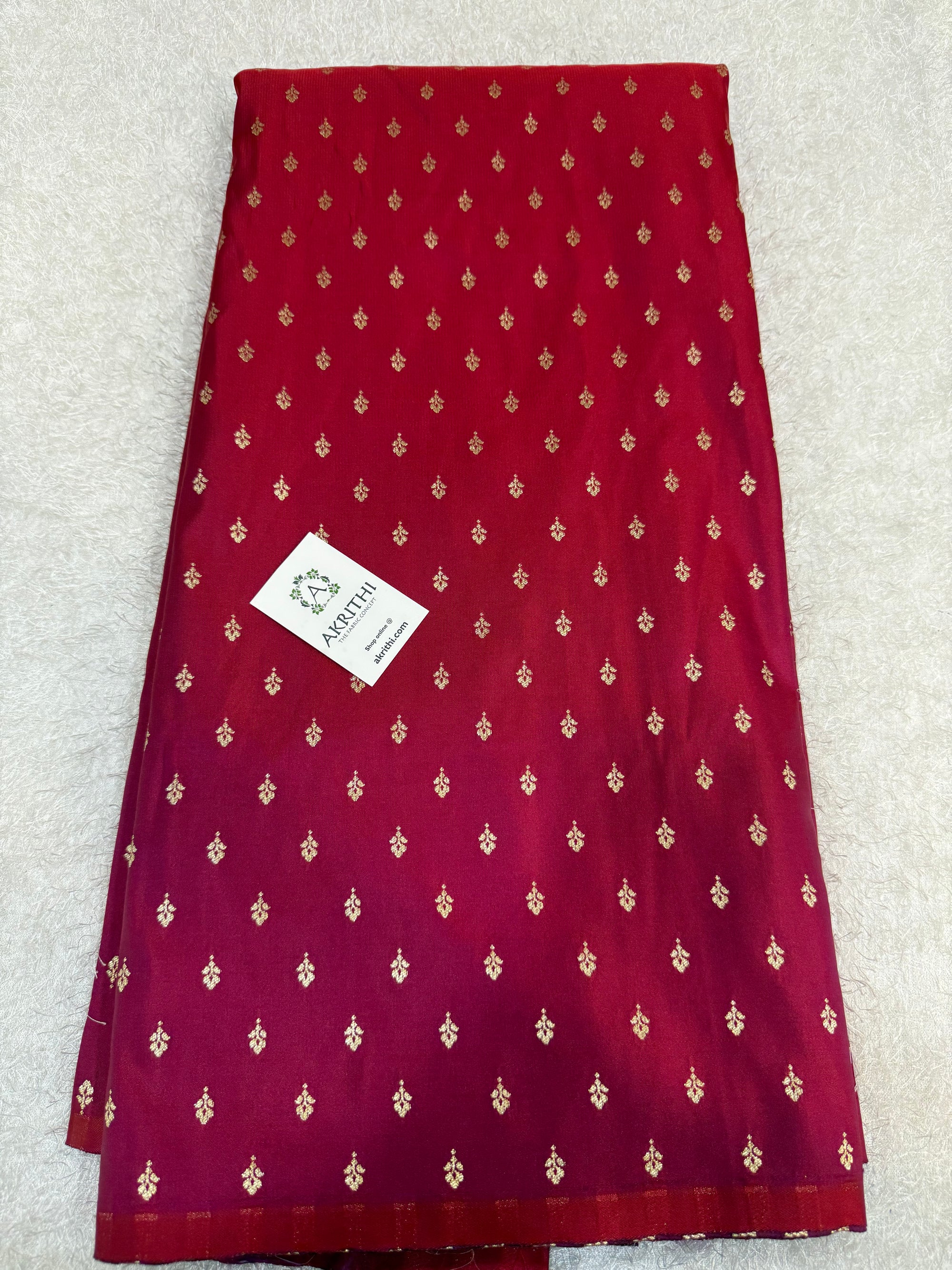 Pure Banarasi brocade butti fabric