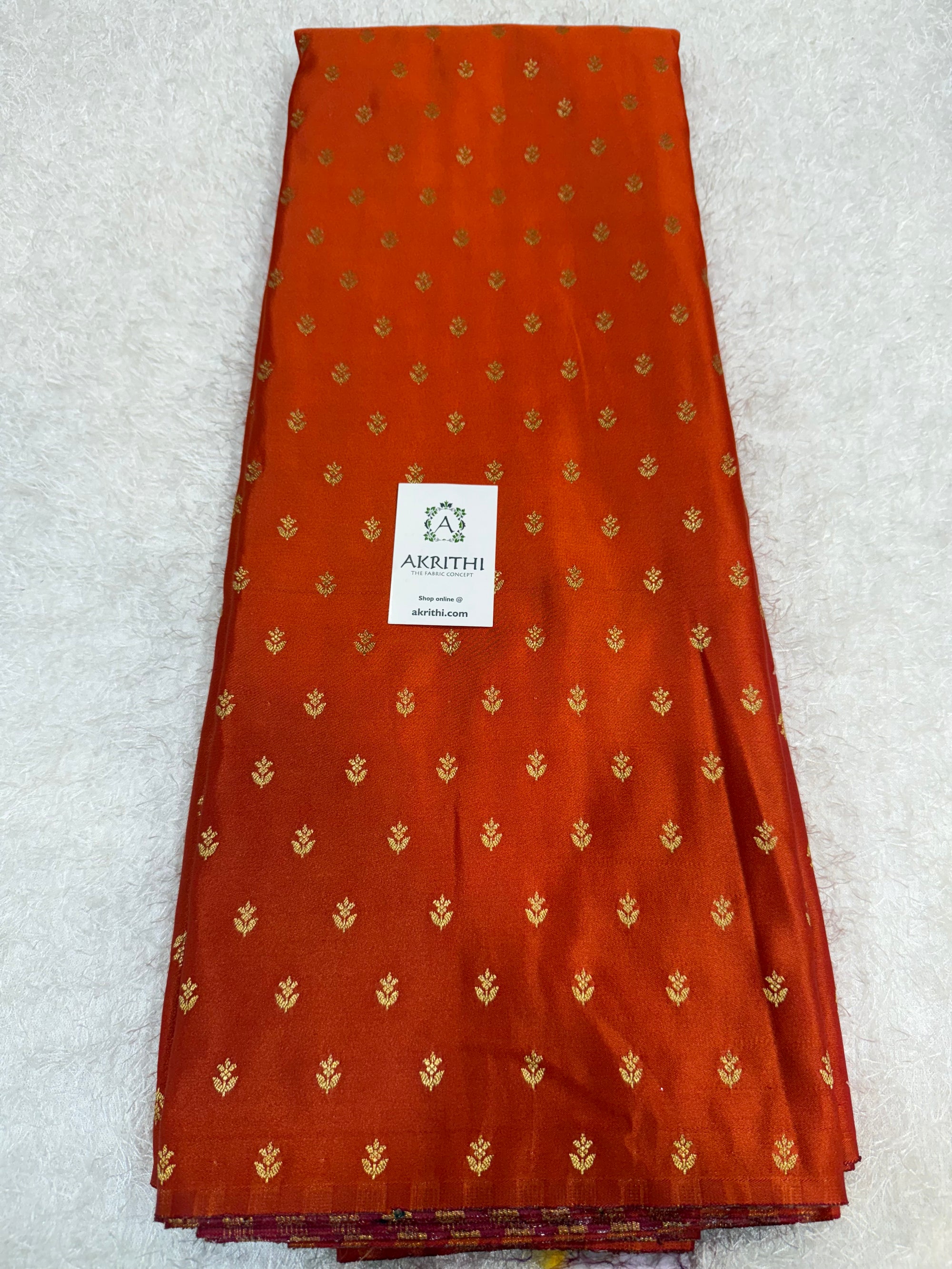 Pure Banarasi brocade butti fabric