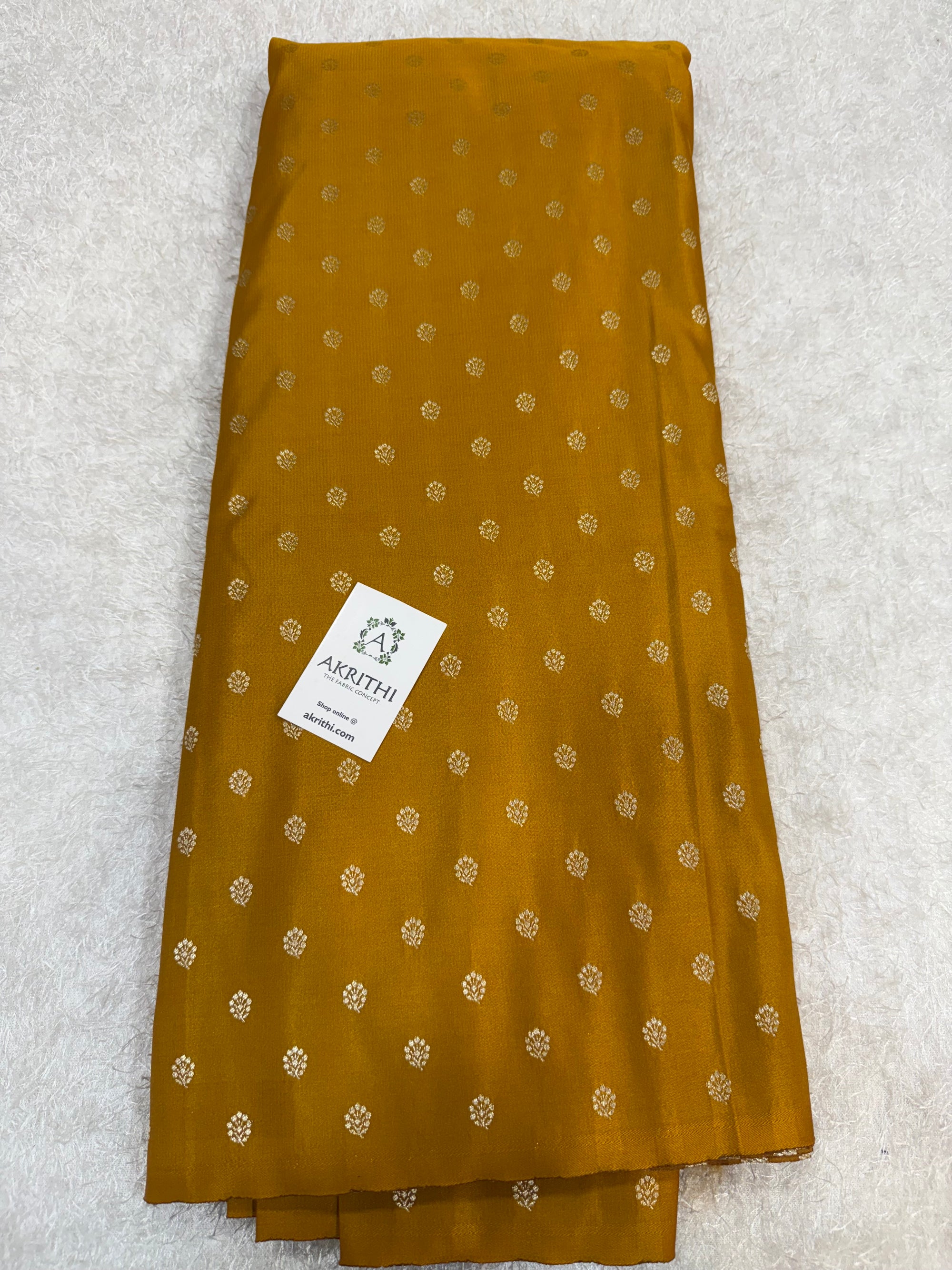 Pure Banarasi brocade butti fabric