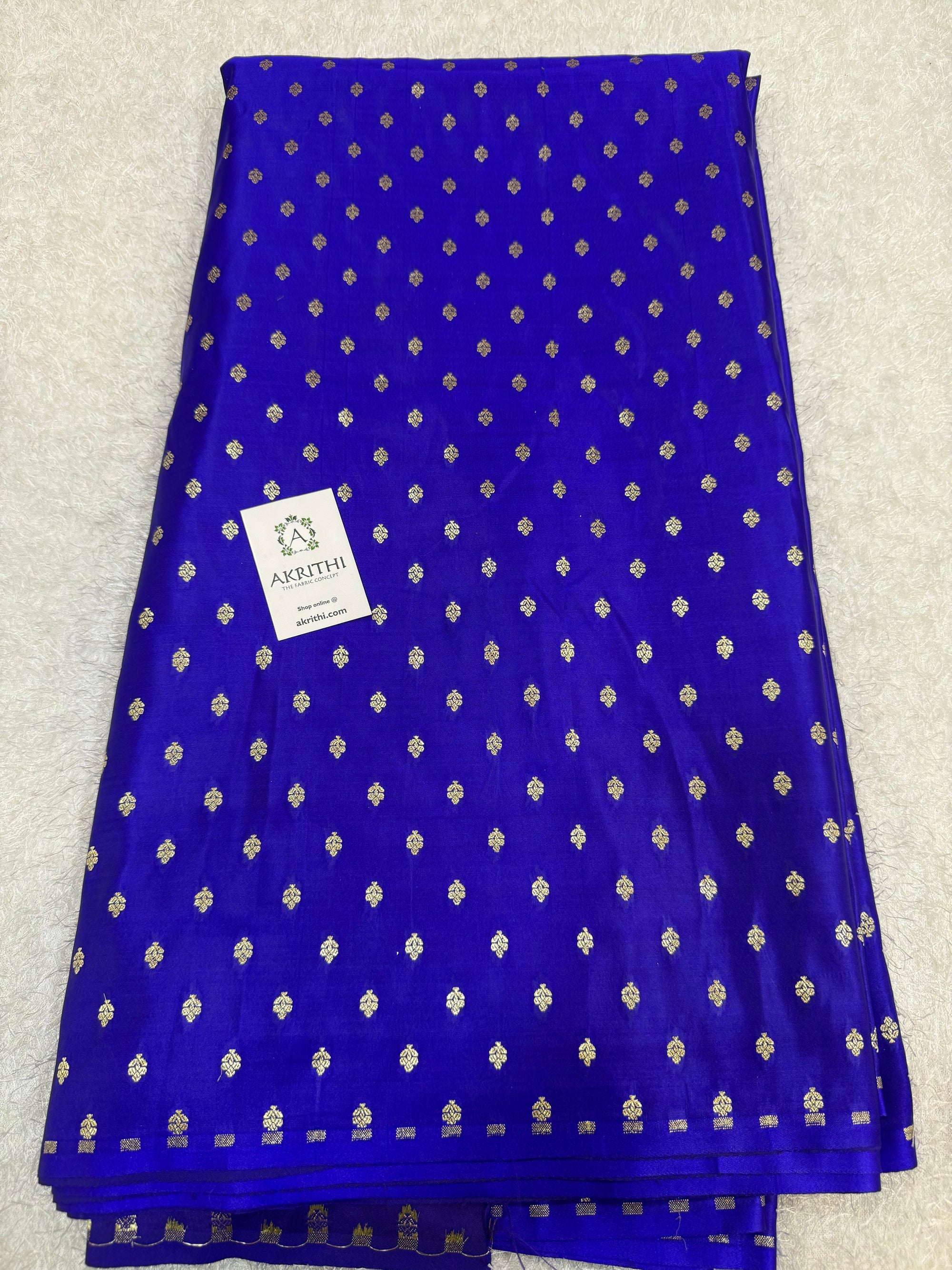 Pure Banarasi brocade butti fabric