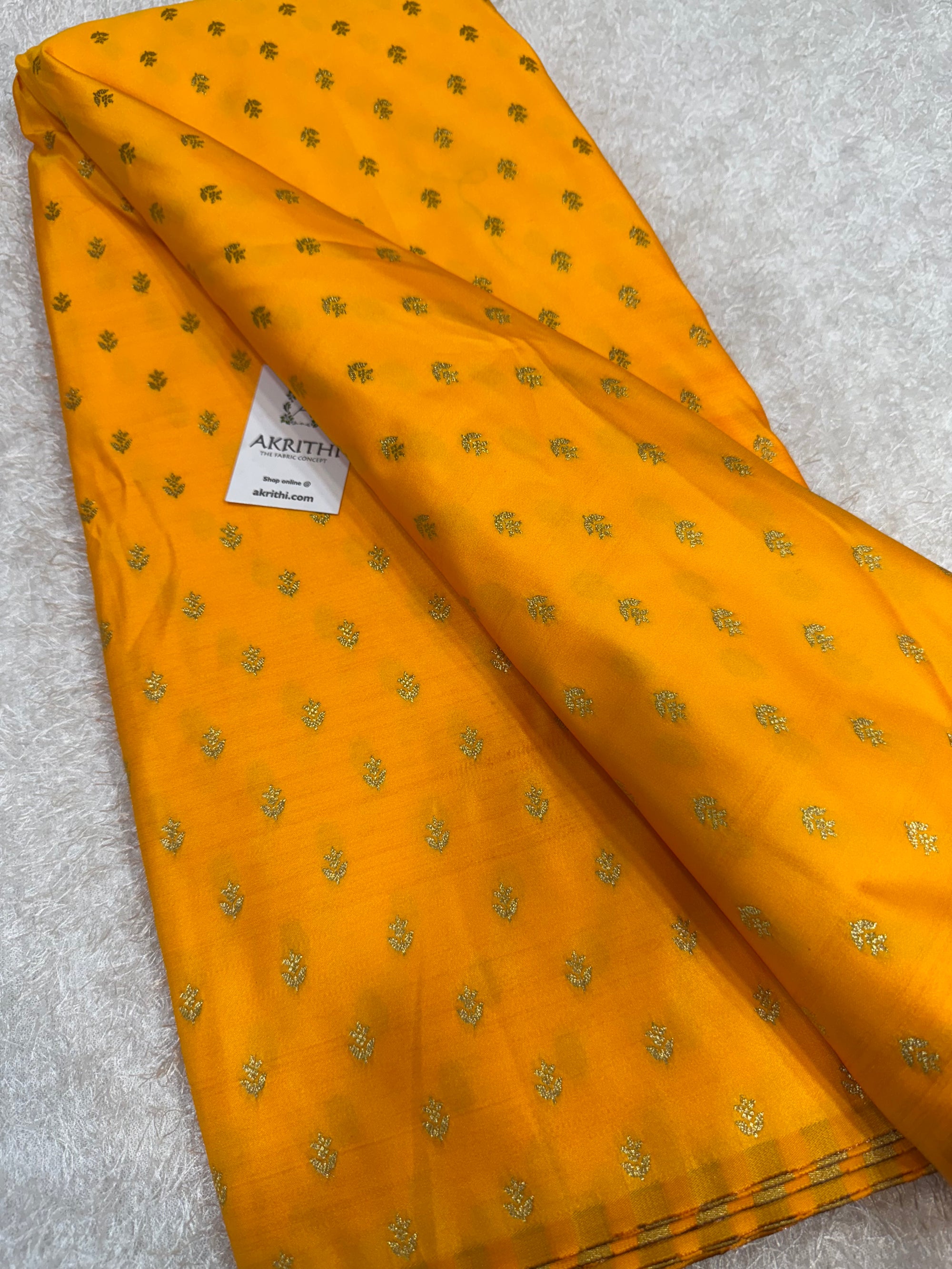 Pure Banarasi brocade butti fabric