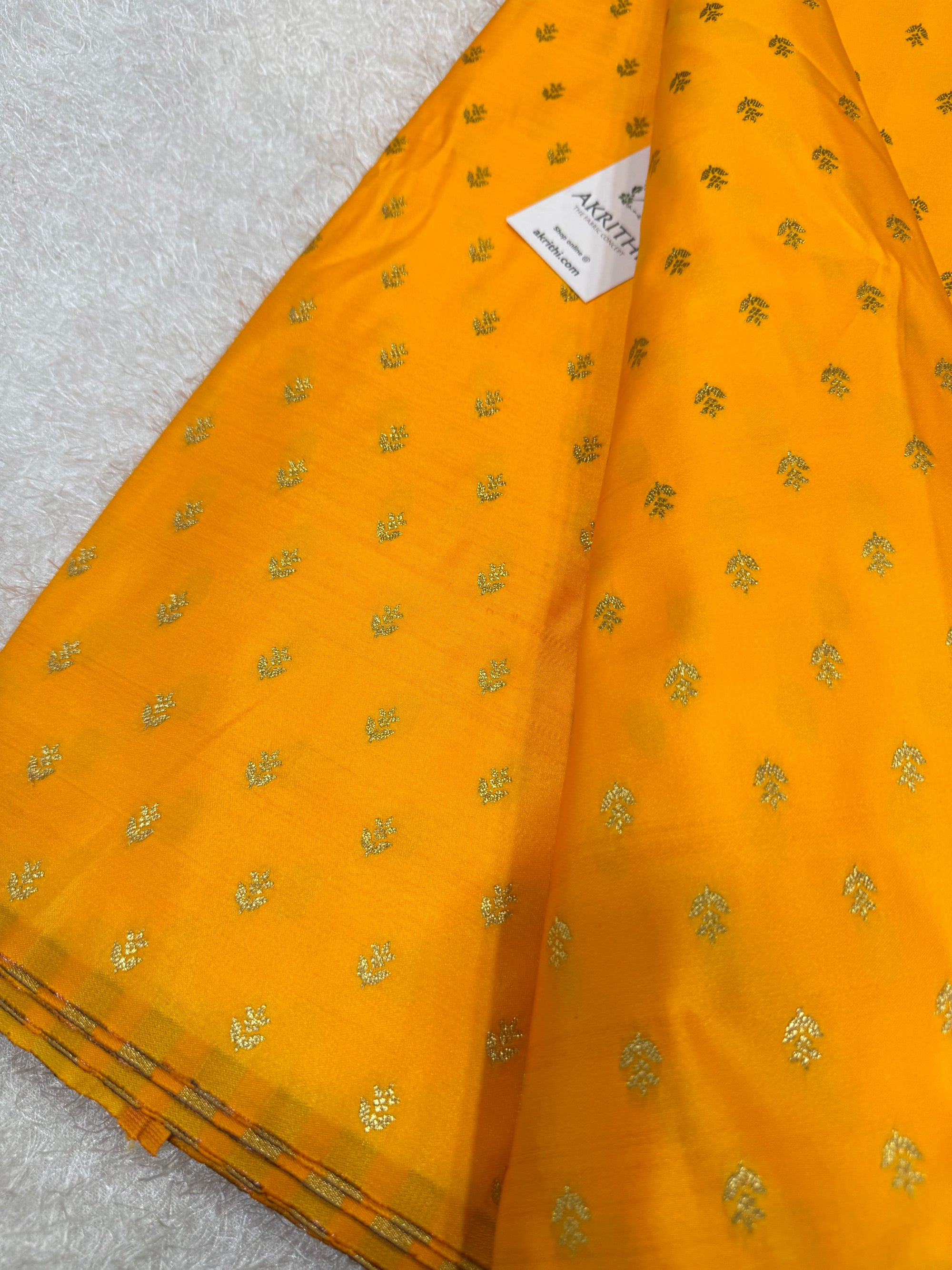 Pure Banarasi brocade butti fabric