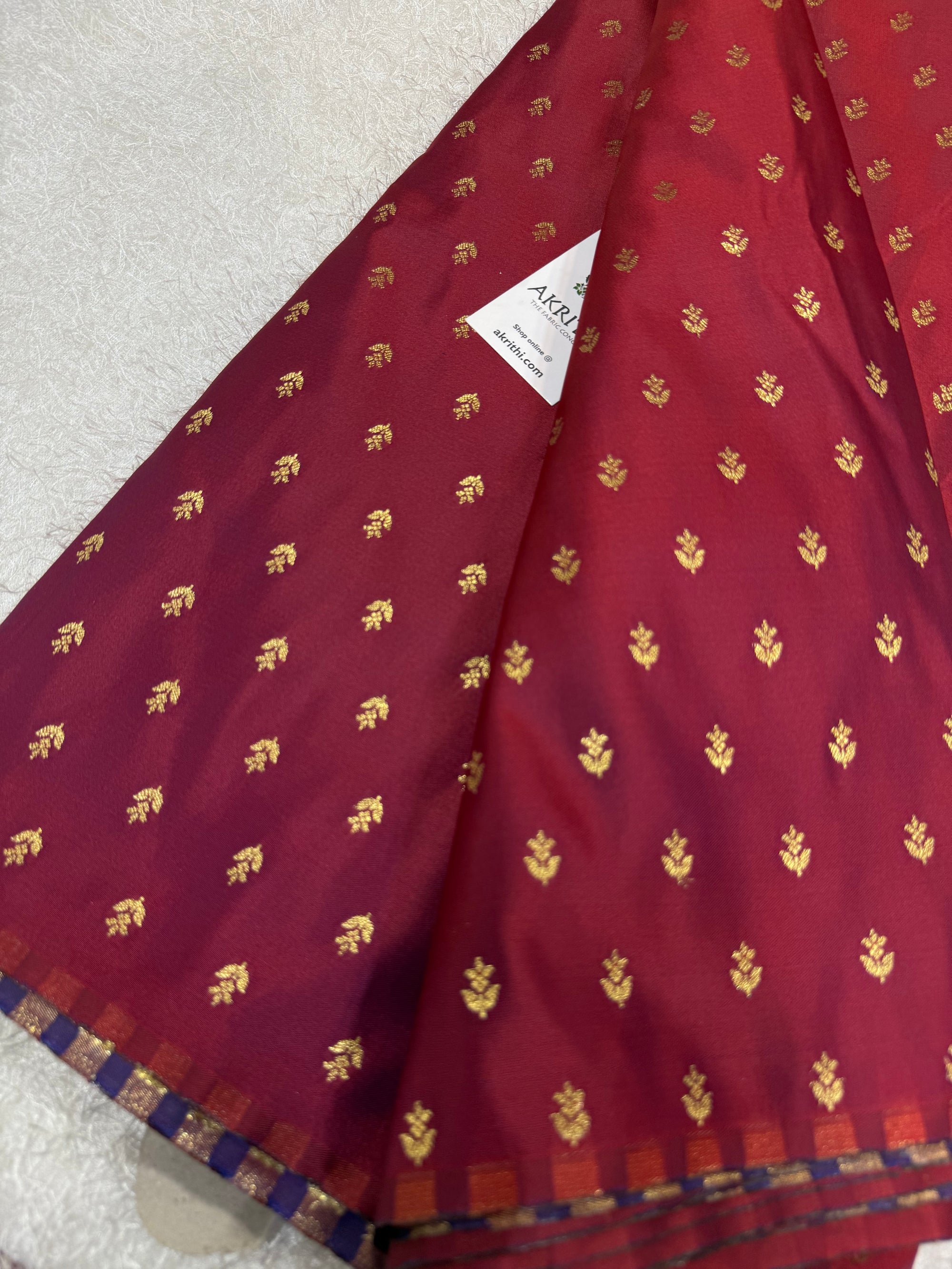 Pure Banarasi brocade butti fabric