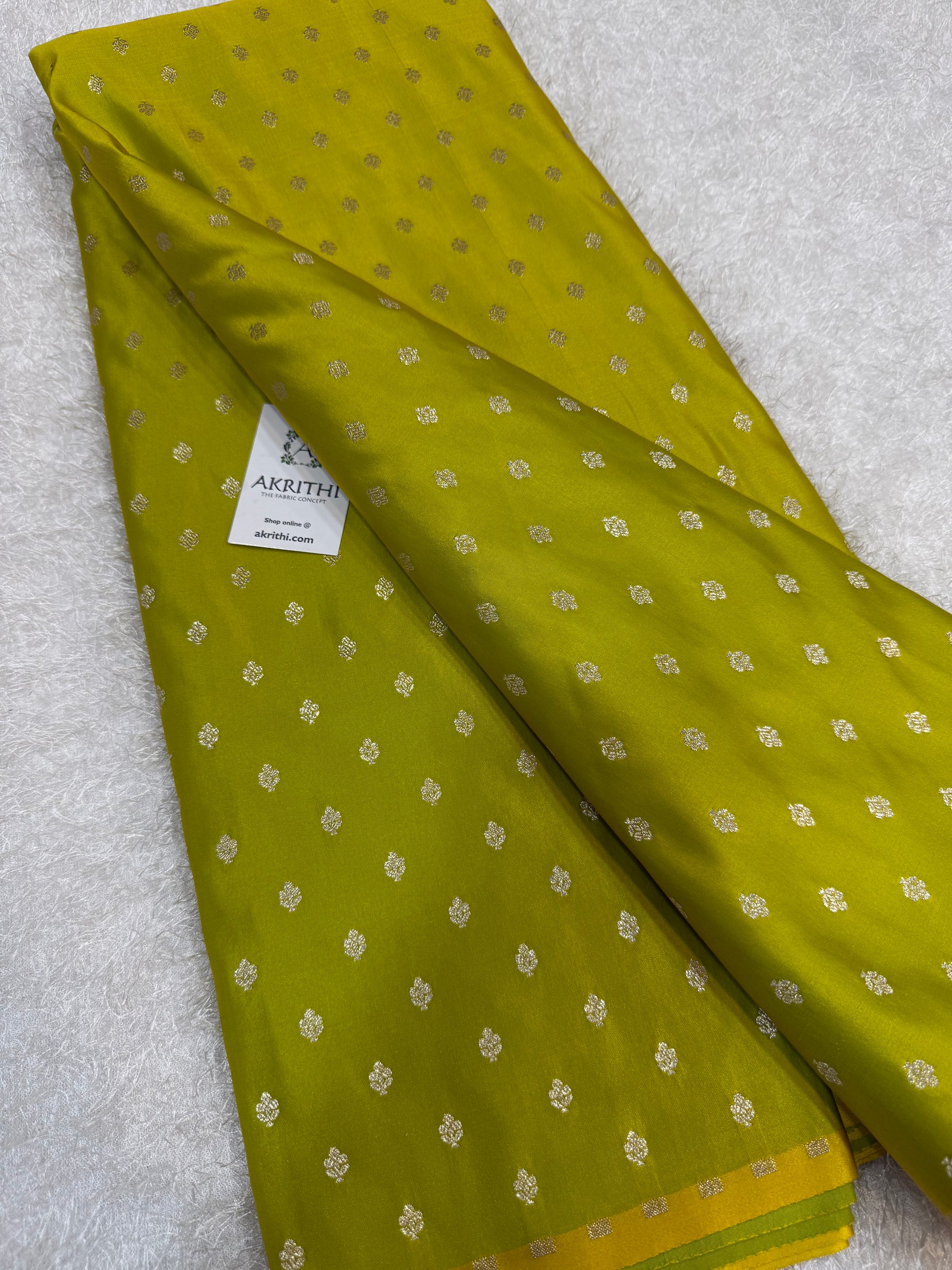 Pure Banarasi brocade butti fabric