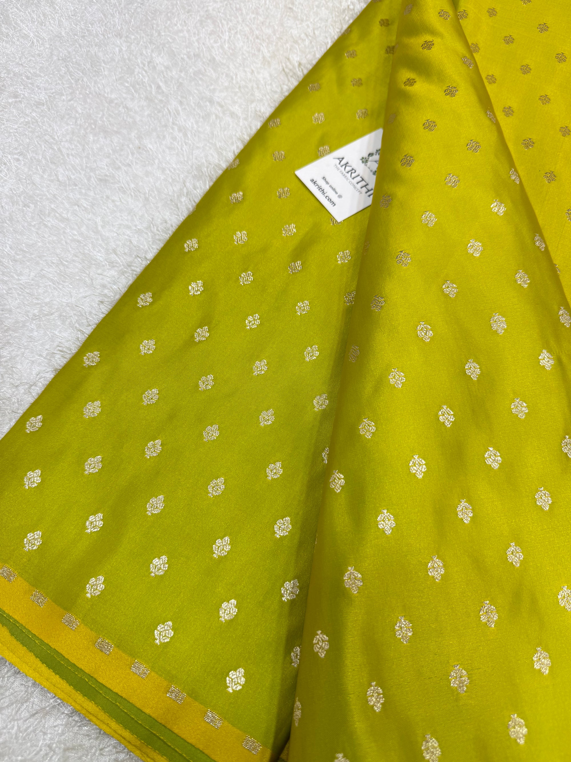 Pure Banarasi brocade butti fabric