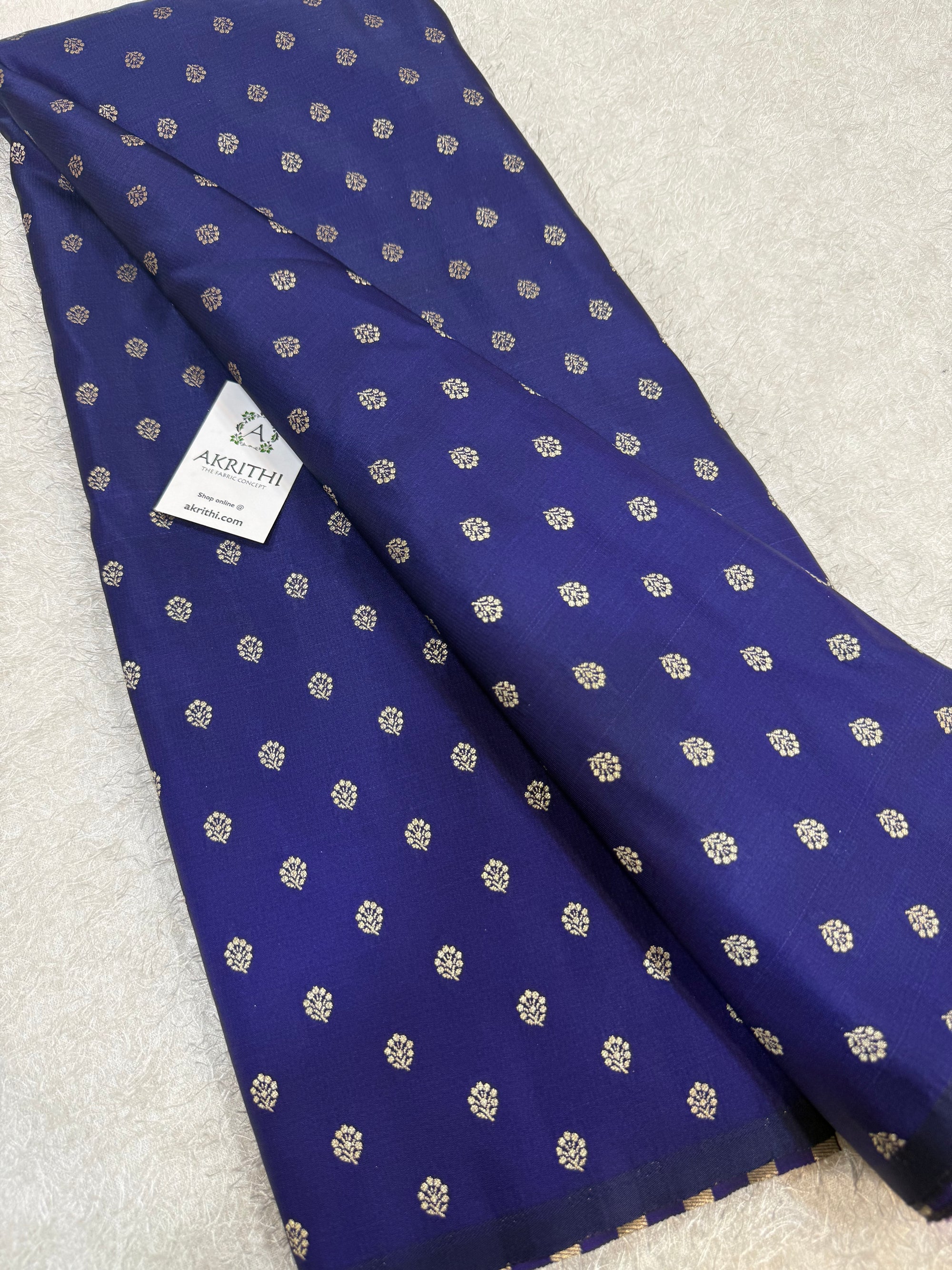 Pure Banarasi brocade butti fabric
