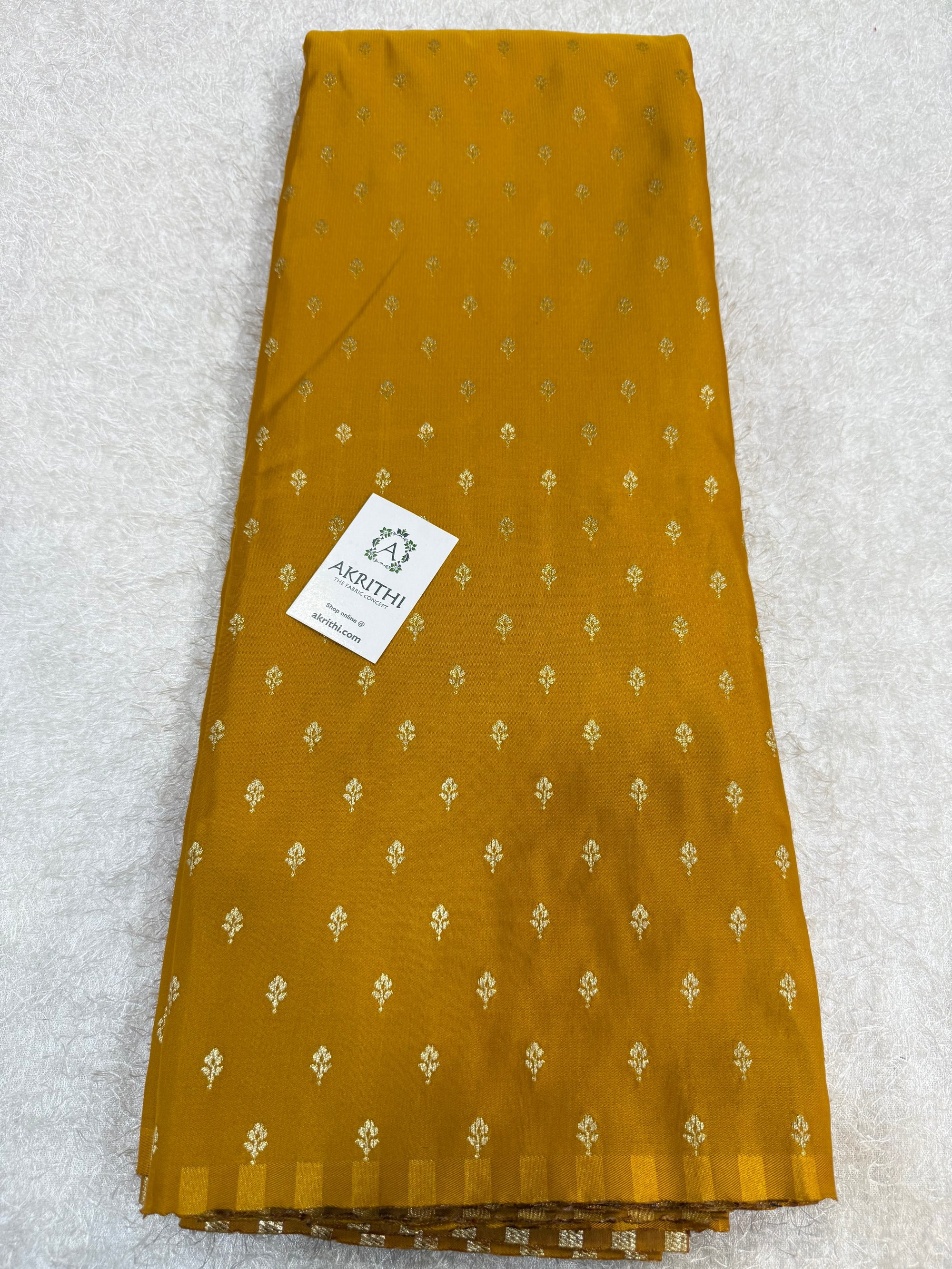 Pure Banarasi brocade butti fabric