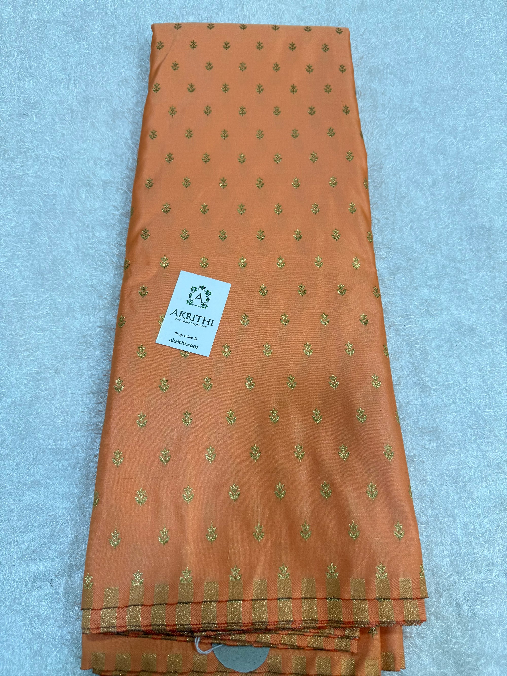 Pure Banarasi brocade butti fabric