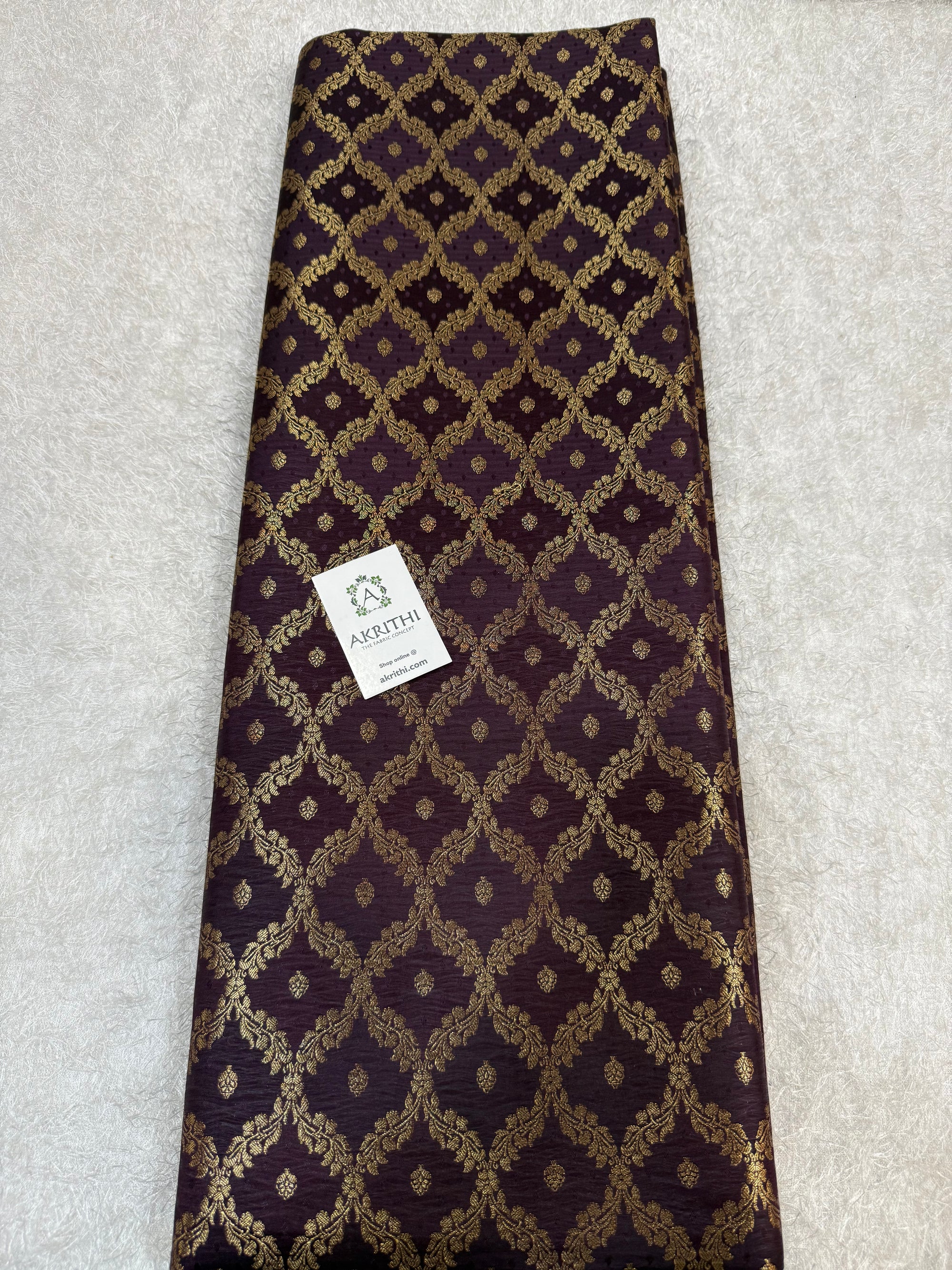 Pure Banarasi brocade fabric