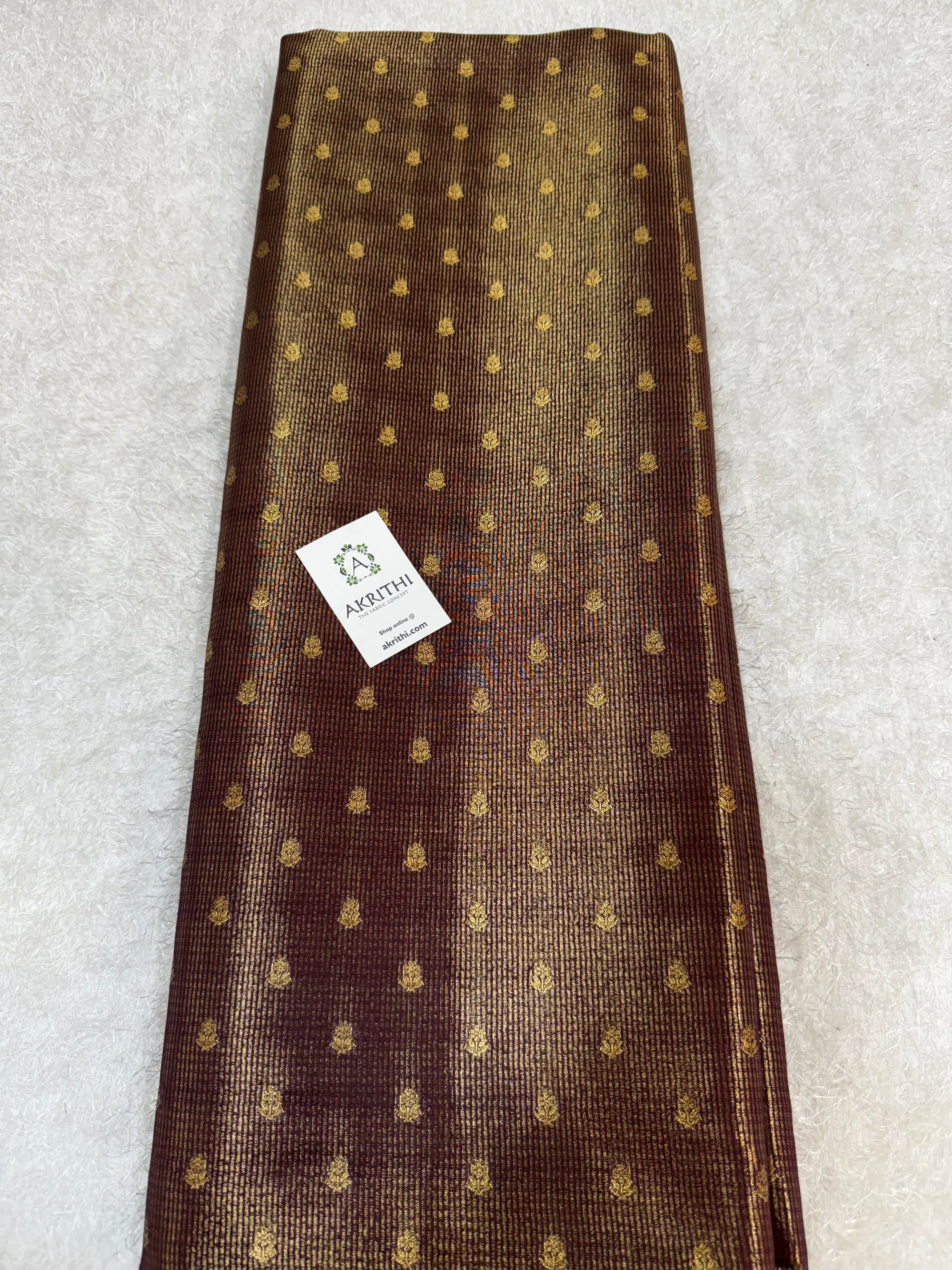 Pure Banarasi brocade tissue fabric