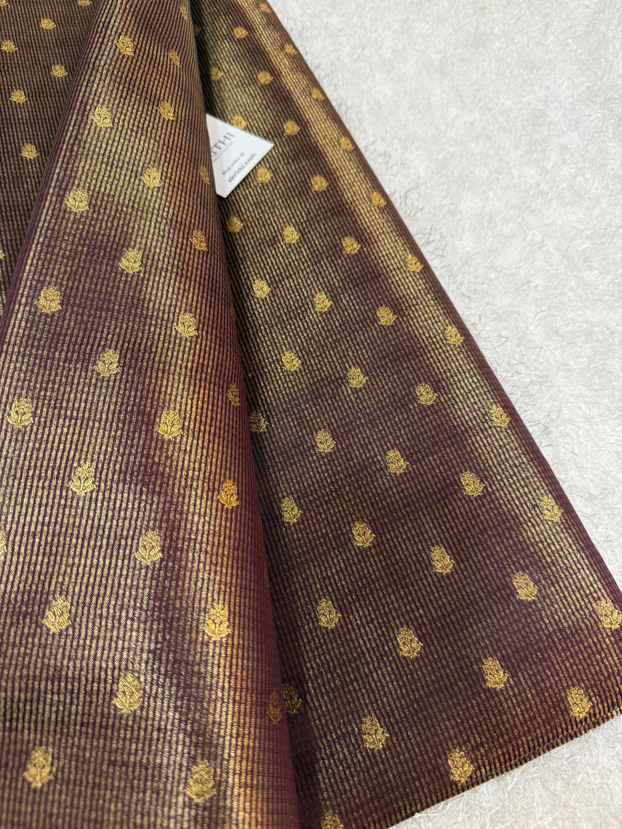 Pure Banarasi brocade tissue fabric