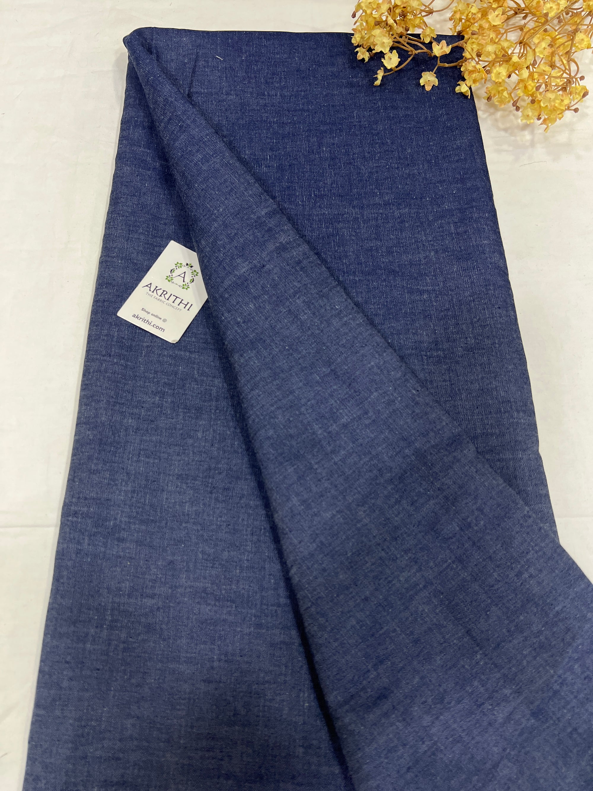 Pure denim cotton fabric