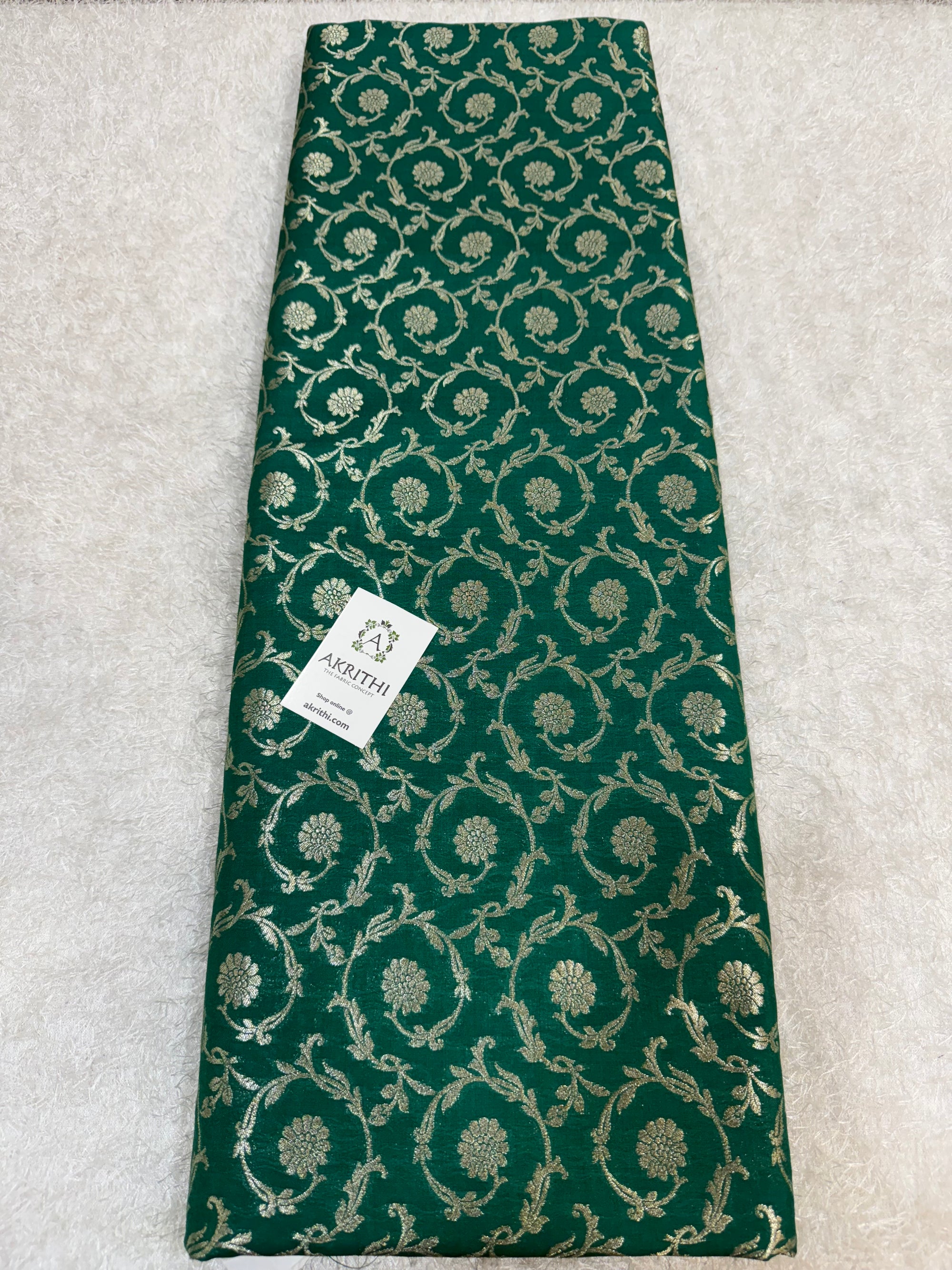 Pure Banarasi brocade fabric