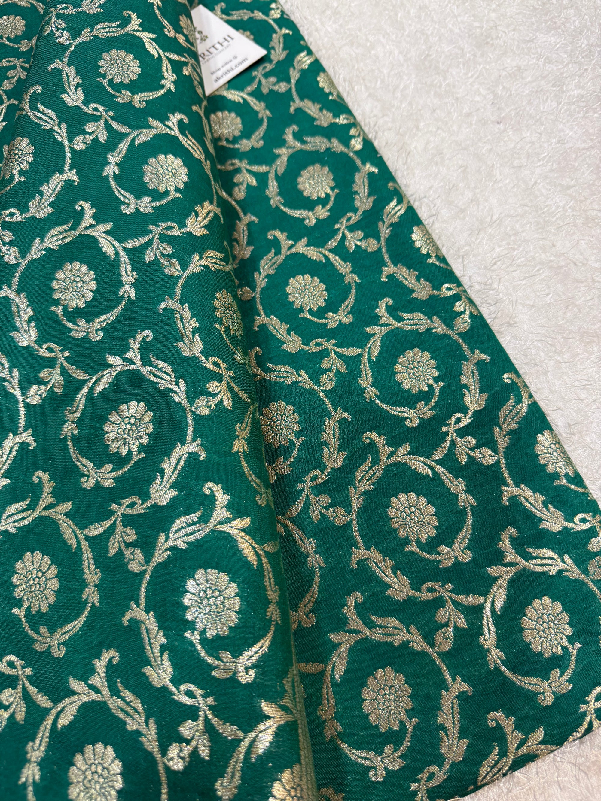 Pure Banarasi brocade fabric
