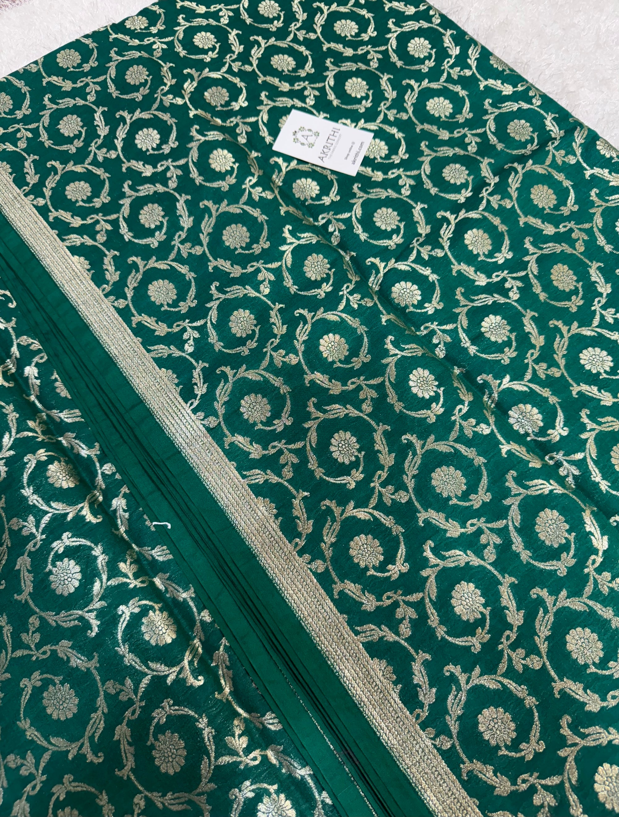 Pure Banarasi brocade fabric