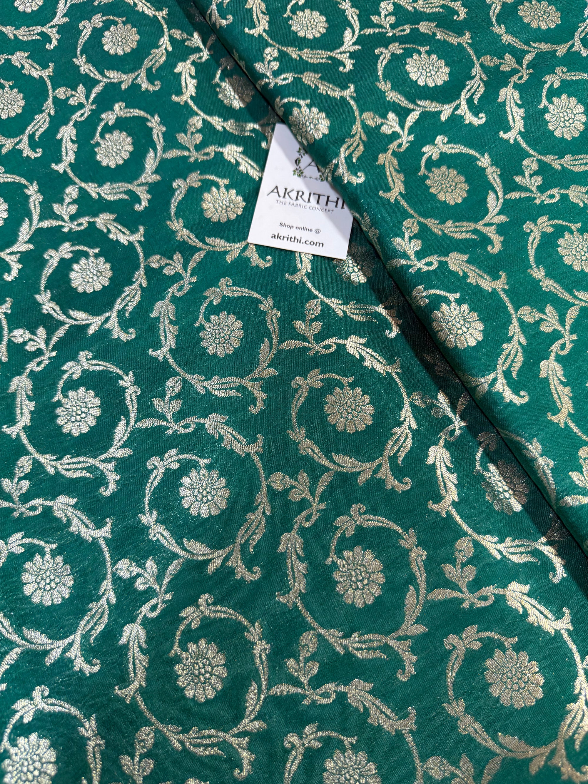 Pure Banarasi brocade fabric