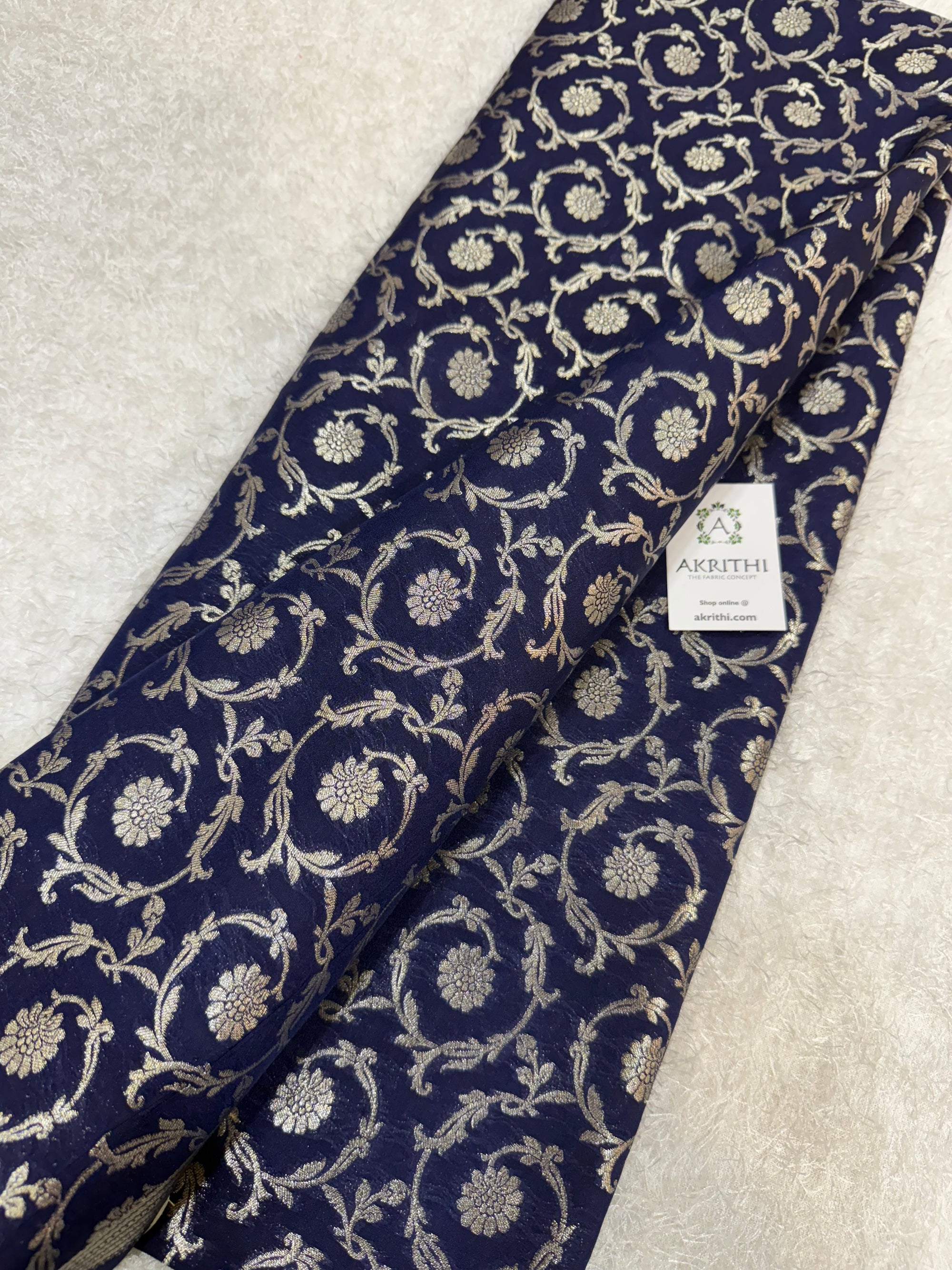 Pure Banarasi brocade fabric