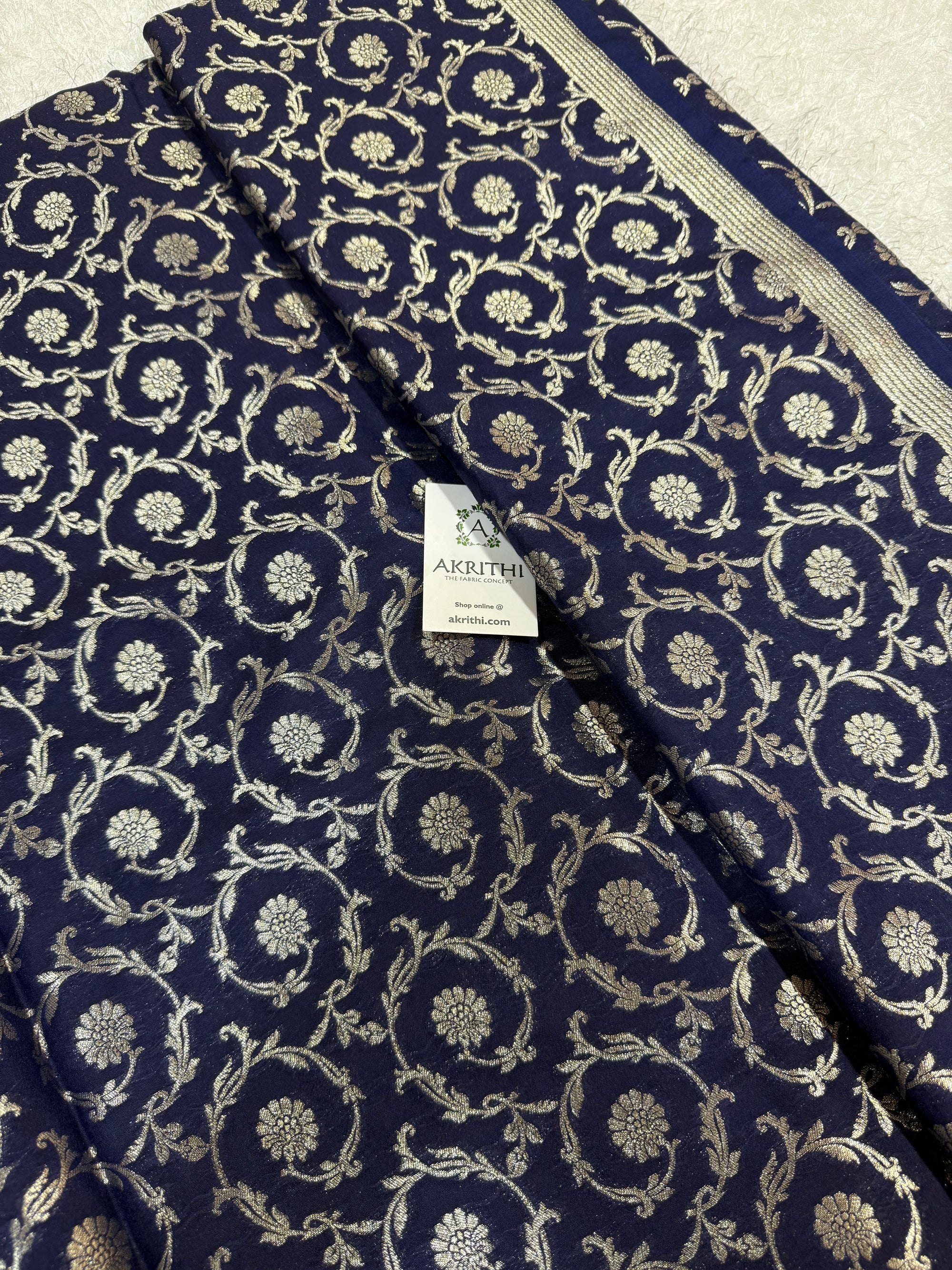 Pure Banarasi brocade fabric