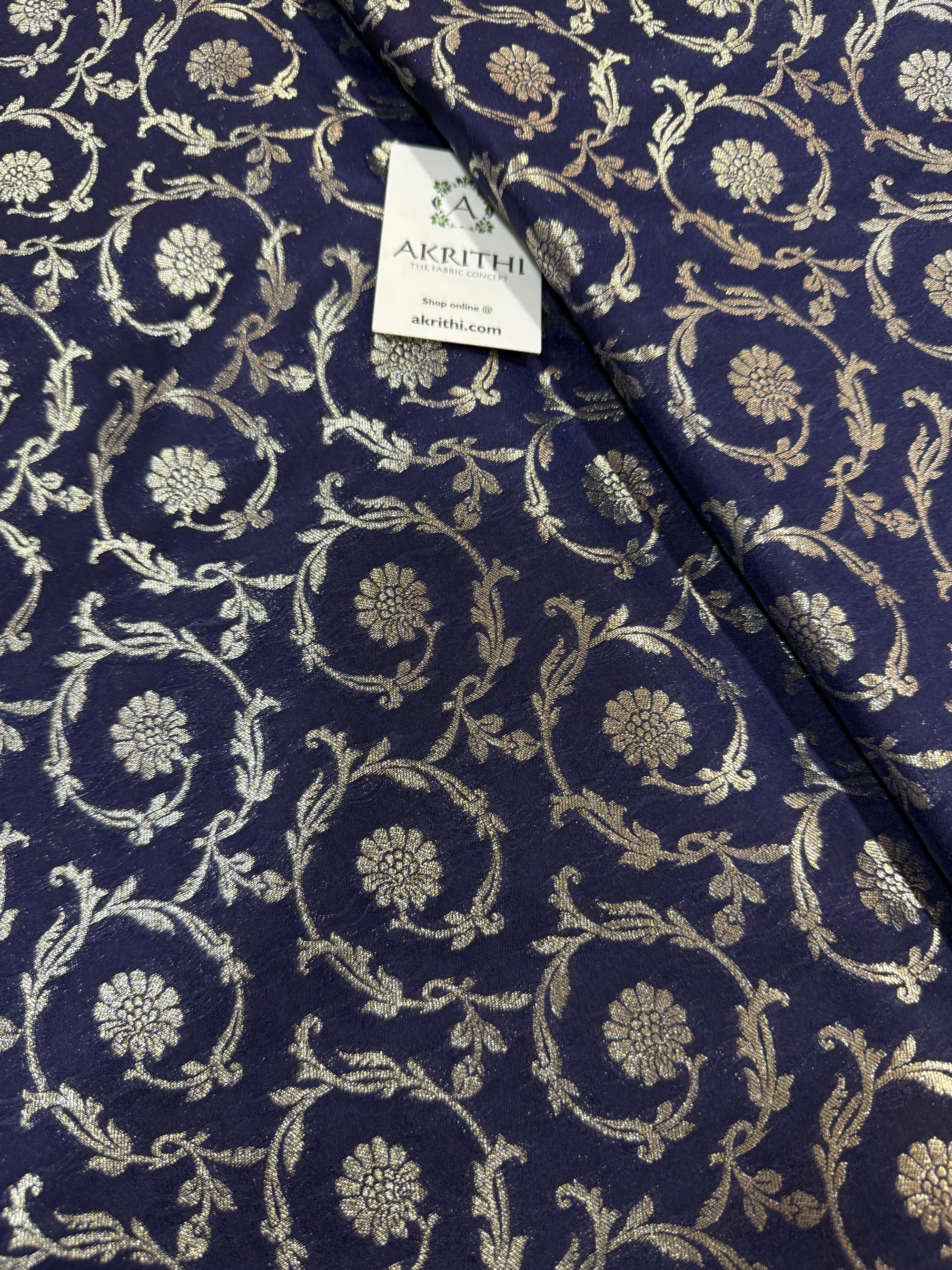 Pure Banarasi brocade fabric