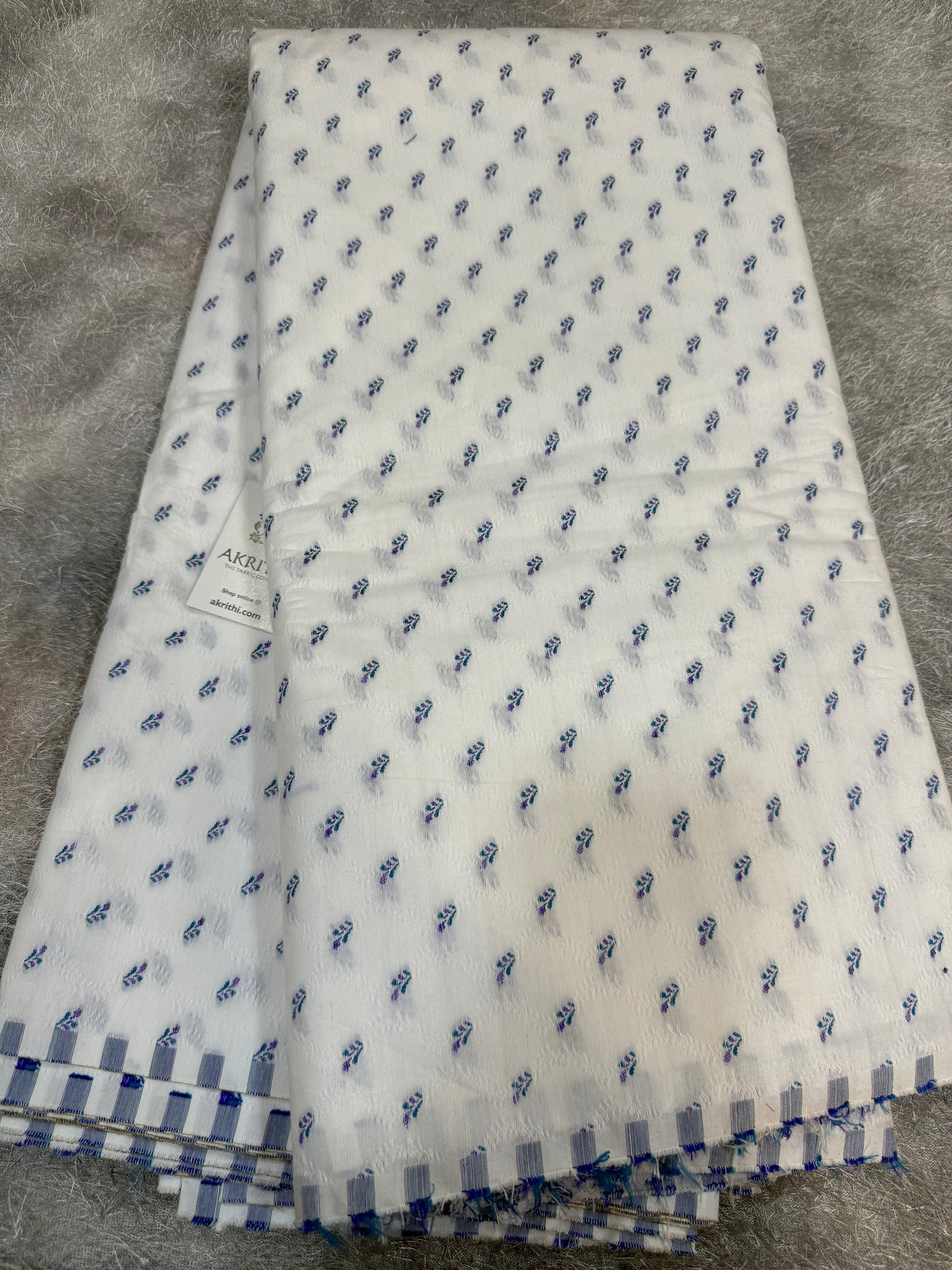 Banarasi cotton jacquard fabric