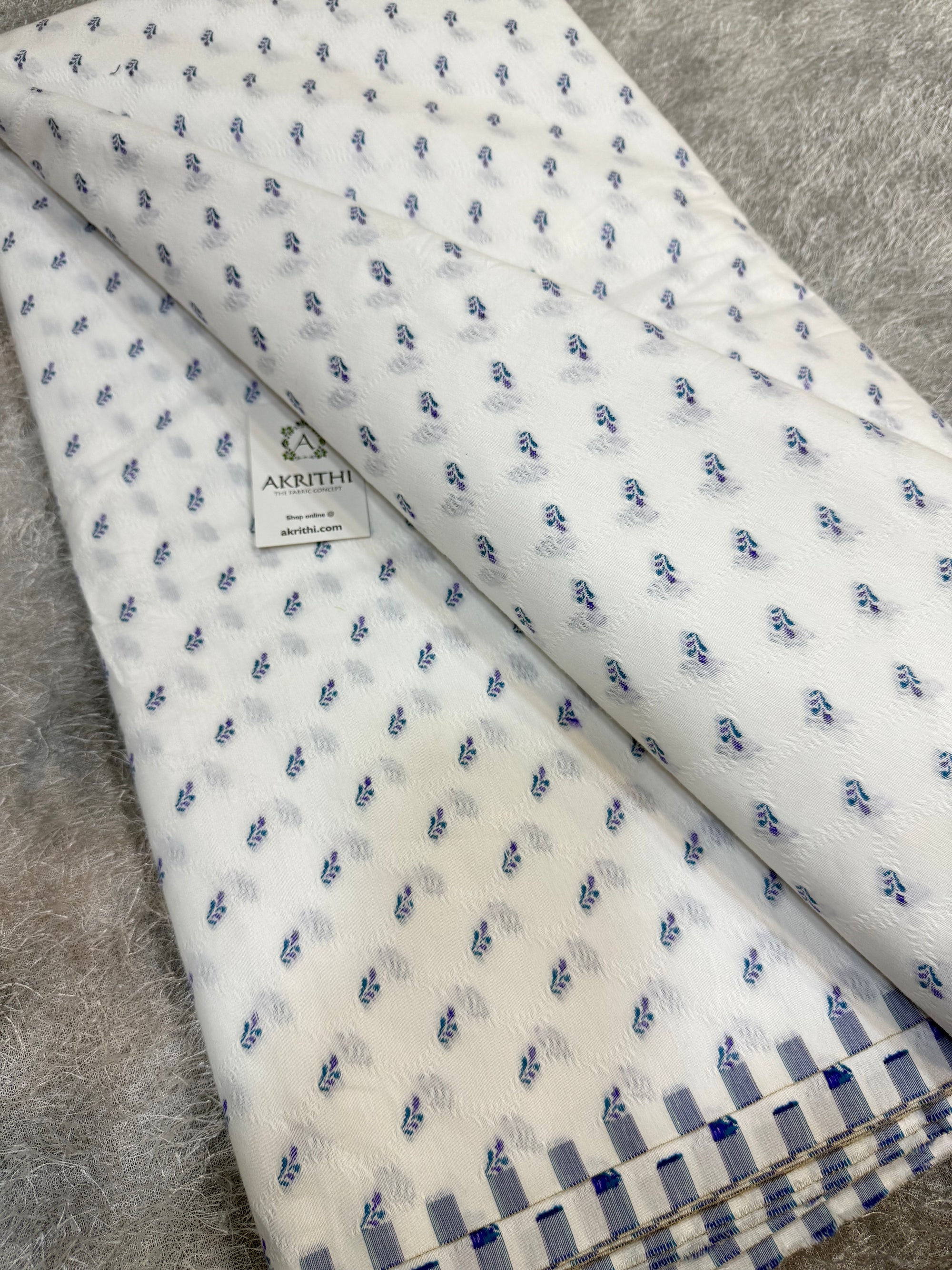 Banarasi cotton jacquard fabric